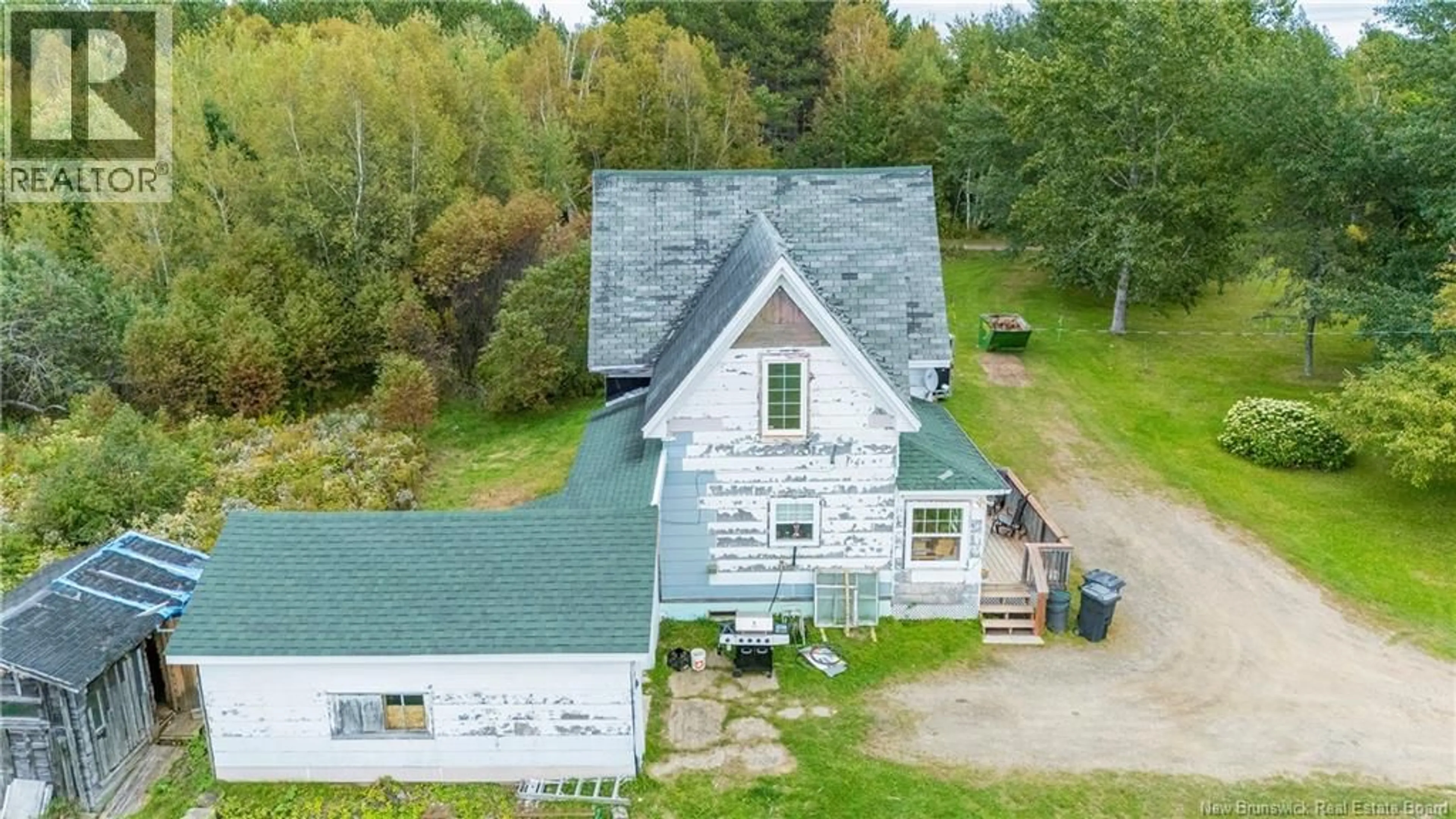 A pic from outside/outdoor area/front of a property/back of a property/a pic from drone, building for 2742 ROUTE 440 ROUTE, Rosaireville New Brunswick E4Y2P4