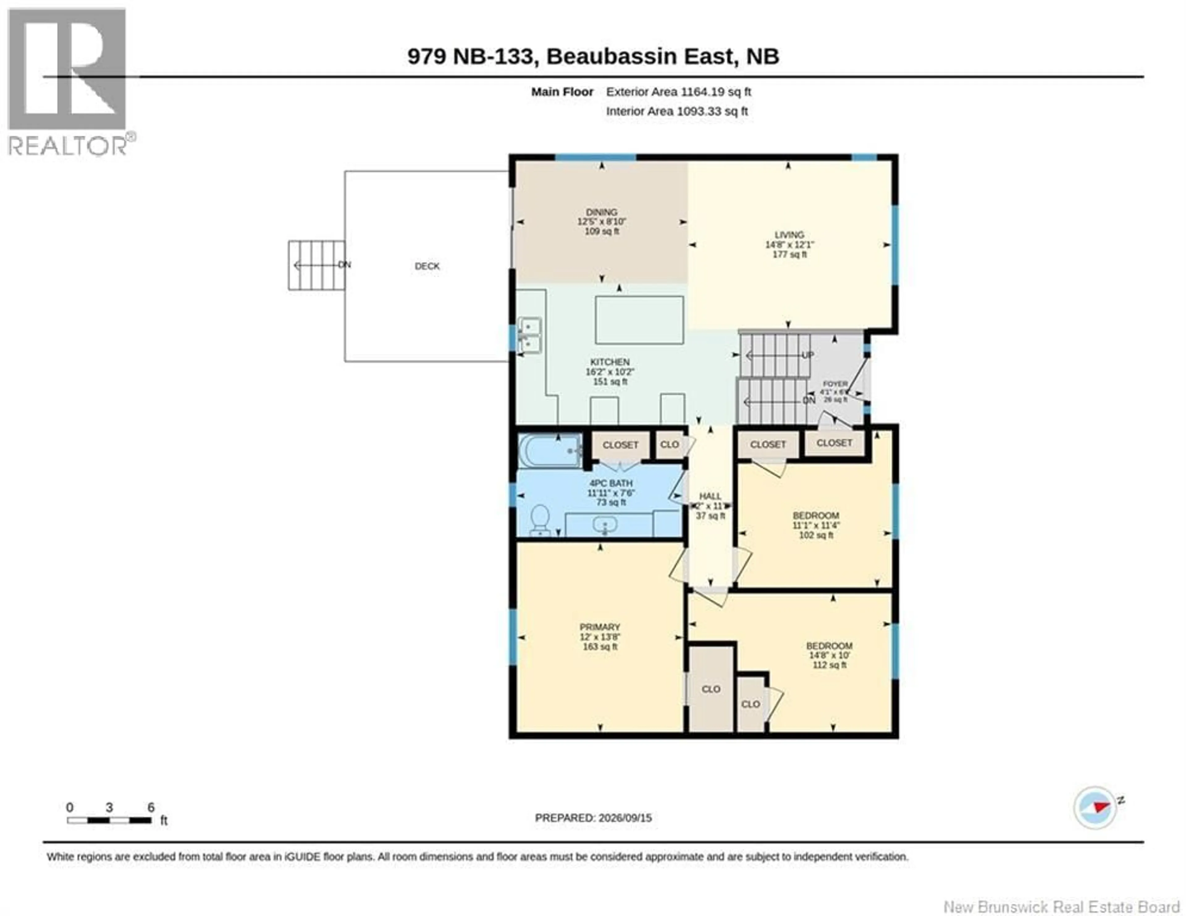 Floor plan for 979 RTE 133, Grand-Barachois New Brunswick E4P8C2