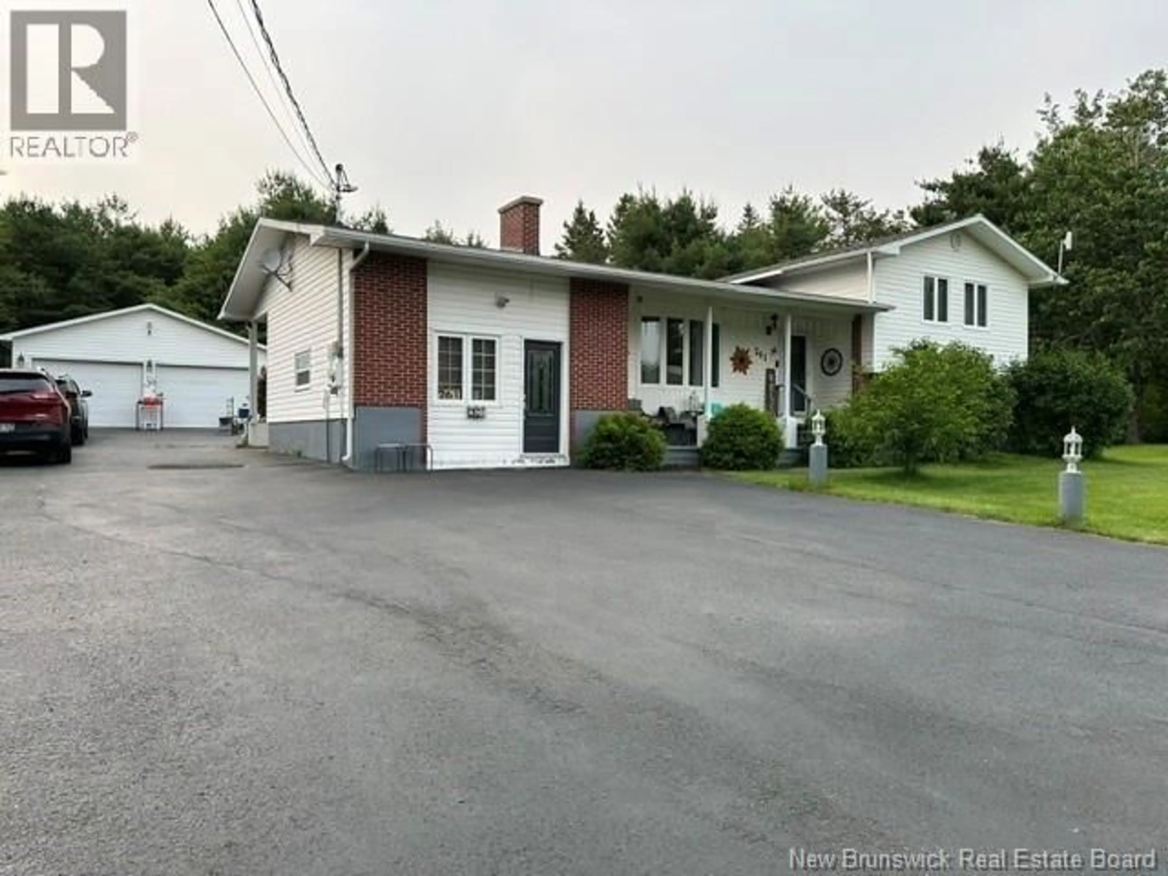 A pic from outside/outdoor area/front of a property/back of a property/a pic from drone, street for 261 ROUTE 11, Lower Newcastle New Brunswick E1V7E7