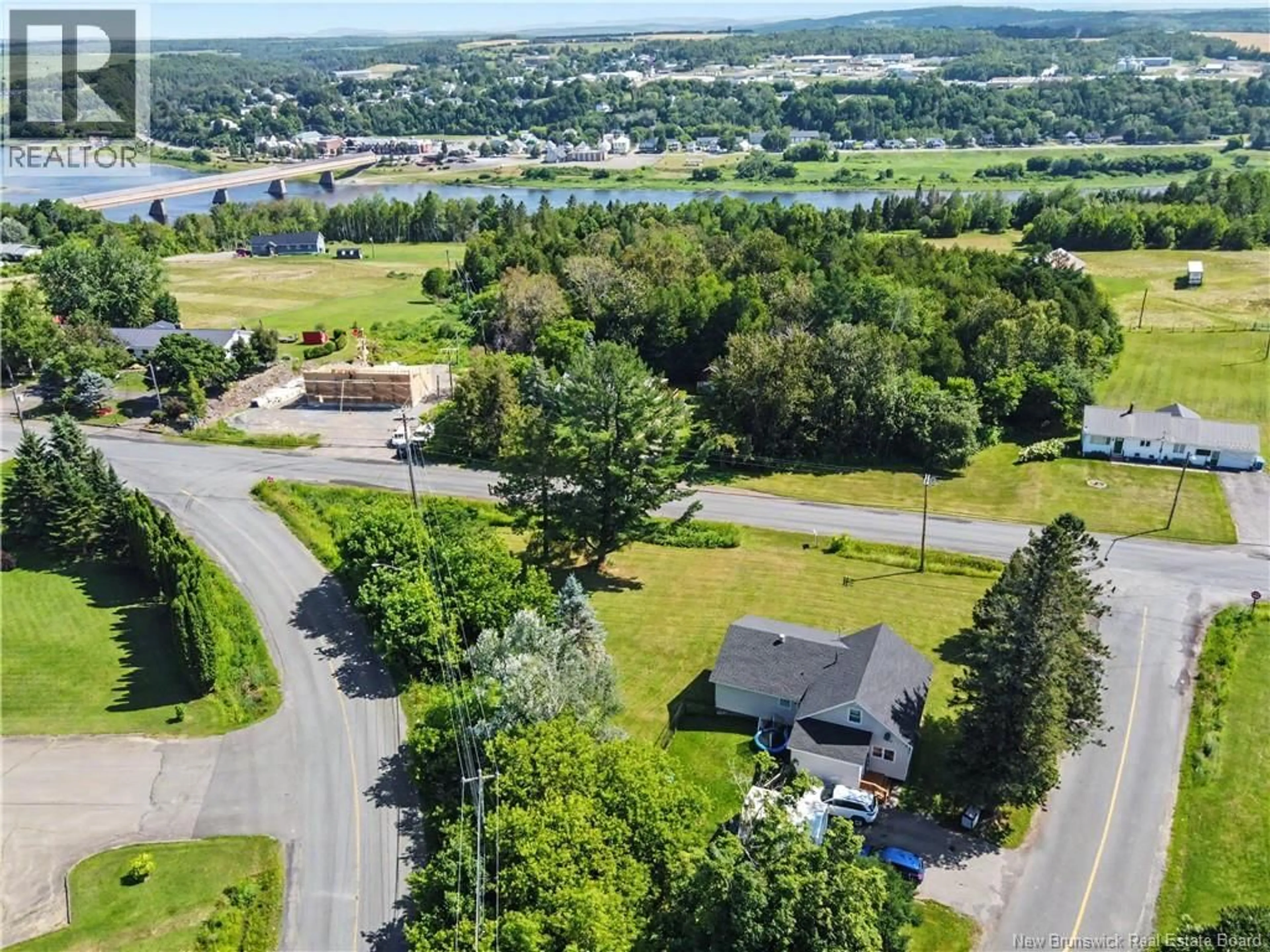 A pic from outside/outdoor area/front of a property/back of a property/a pic from drone, water/lake/river/ocean view for 2 CROSS ROAD, Somerville New Brunswick E7P3B3