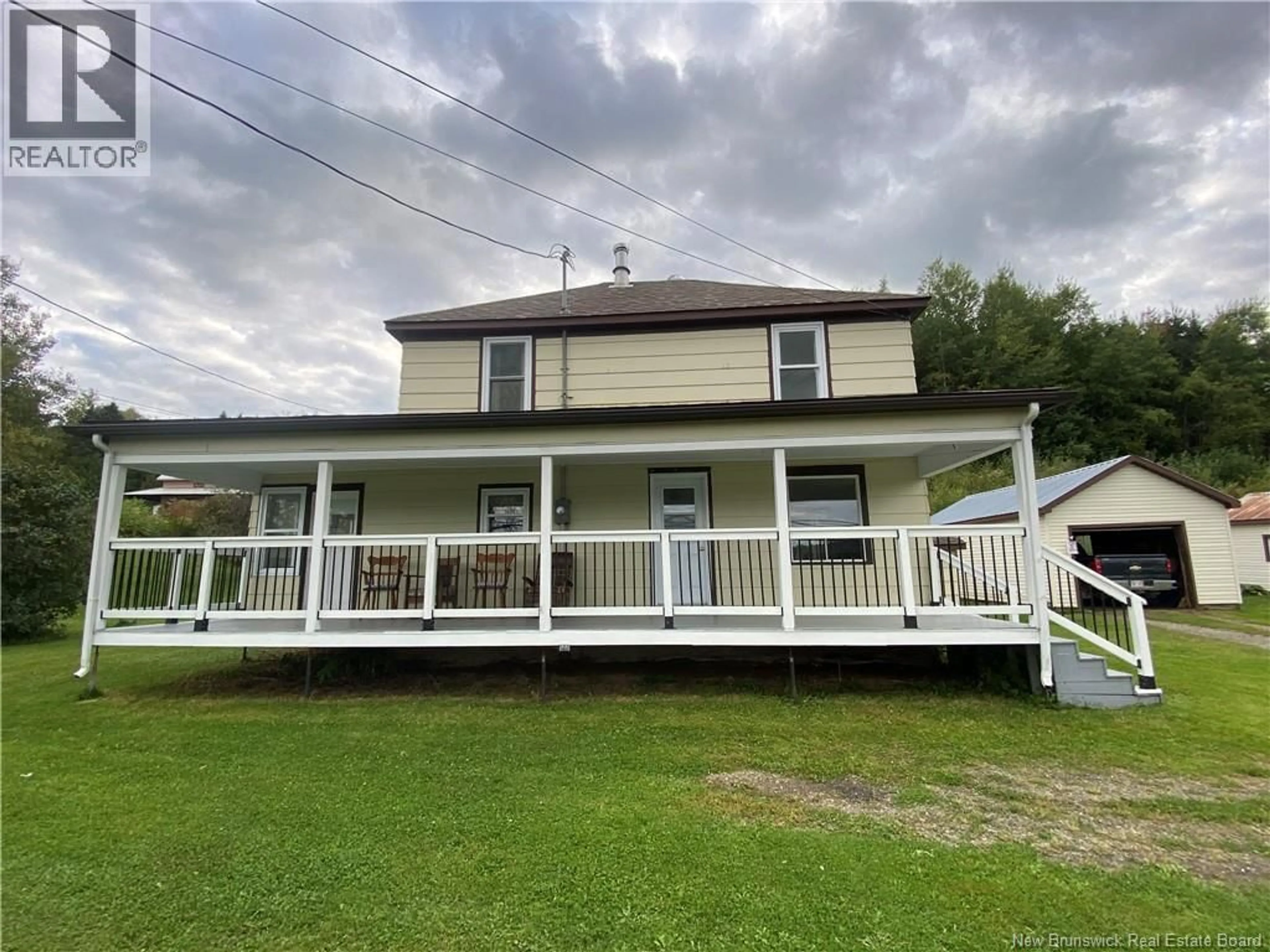 A pic from outside/outdoor area/front of a property/back of a property/a pic from drone, unknown for 4171 130 ROUTE, Aroostook Junction New Brunswick E7H1B2
