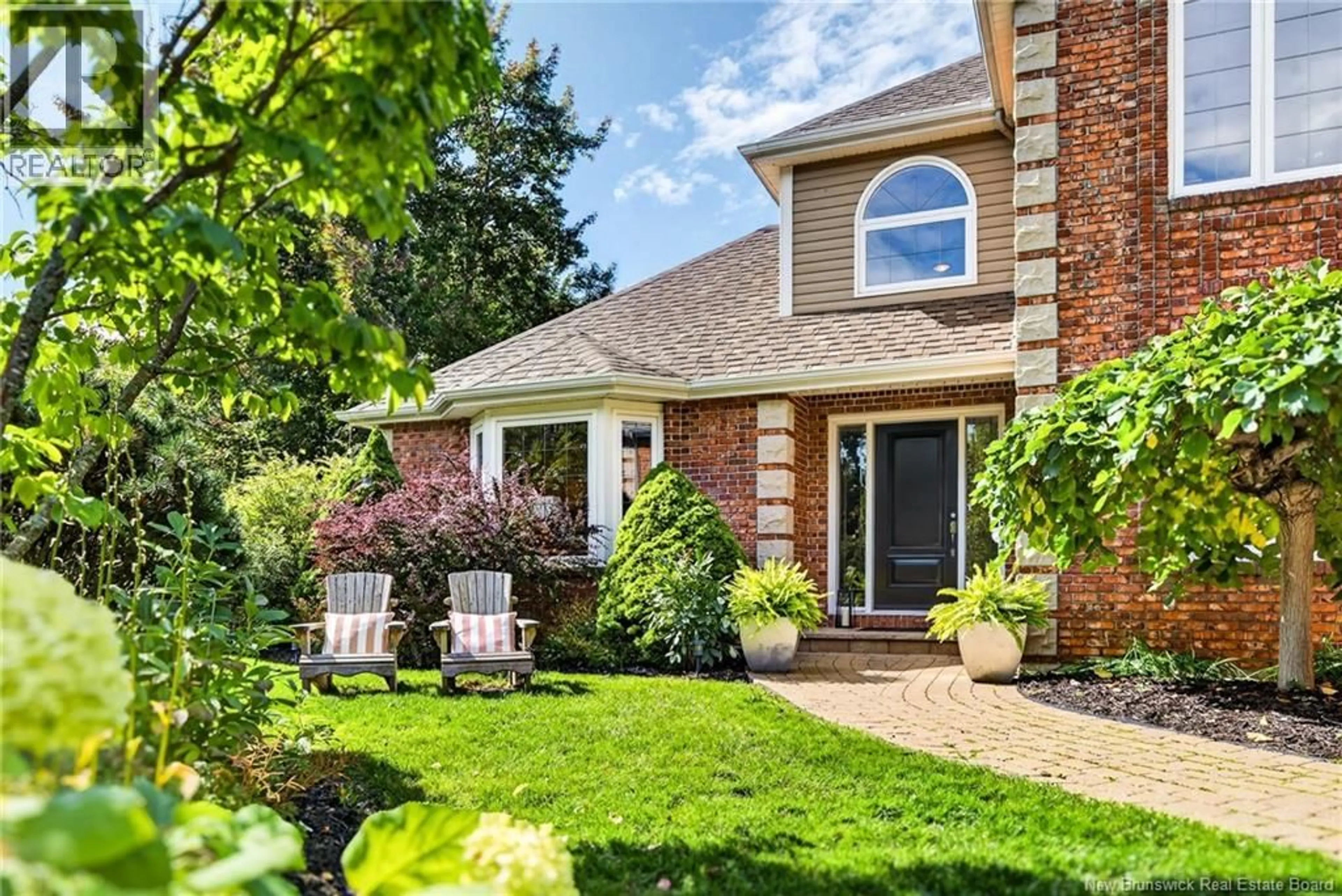 Home with brick exterior material, street for 28 BASSWOOD COURT, Moncton New Brunswick E1G2E5