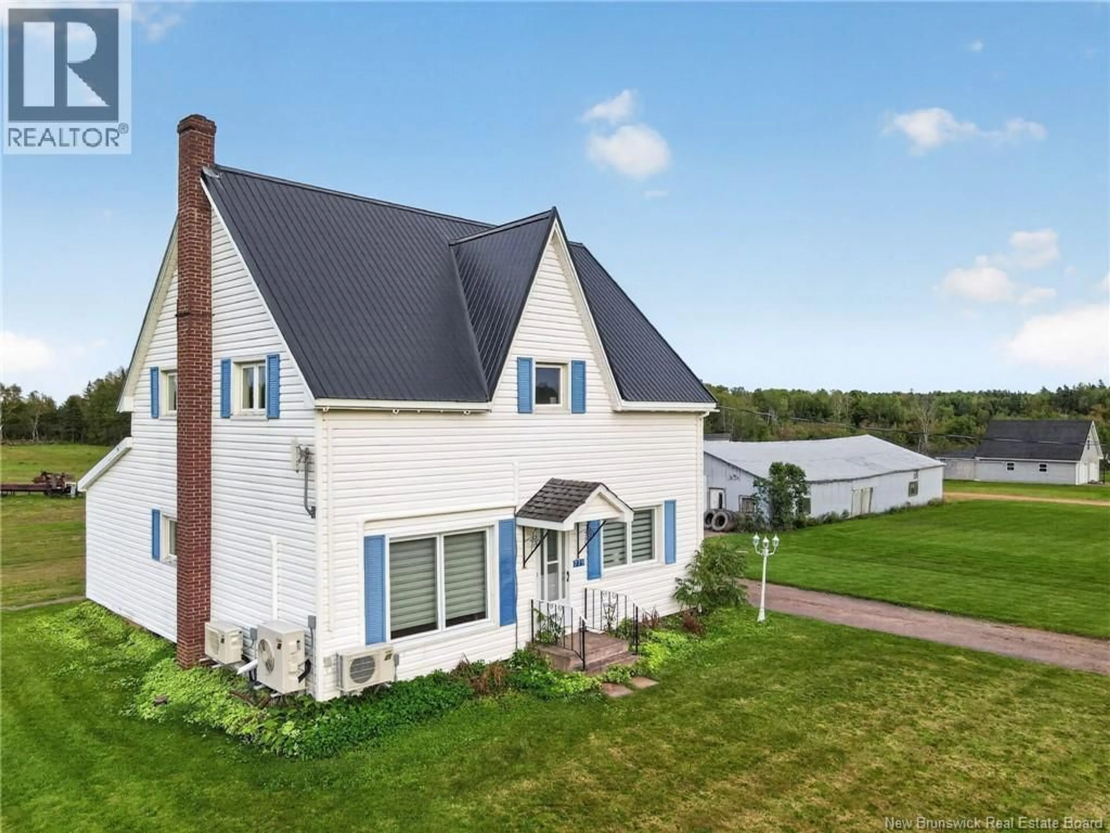 A pic from outside/outdoor area/front of a property/back of a property/a pic from drone, water/lake/river/ocean view for 779 HAUT-SAINT-ANTOINE, Haut-Saint-Antoine New Brunswick E4V3A6
