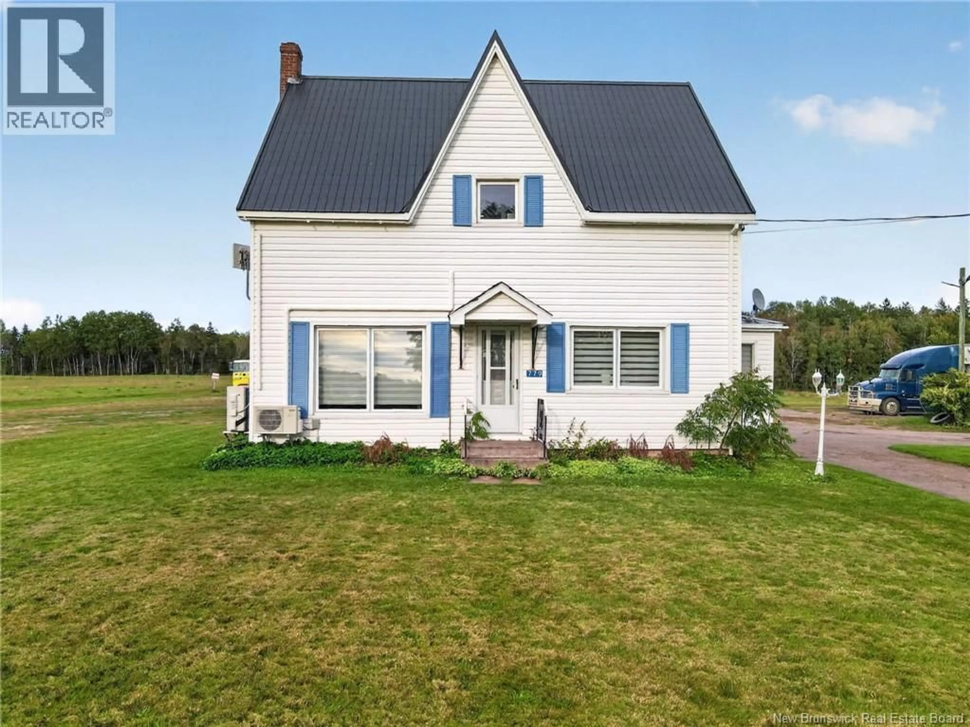Home with vinyl exterior material, street for 779 HAUT-SAINT-ANTOINE, Haut-Saint-Antoine New Brunswick E4V3A6