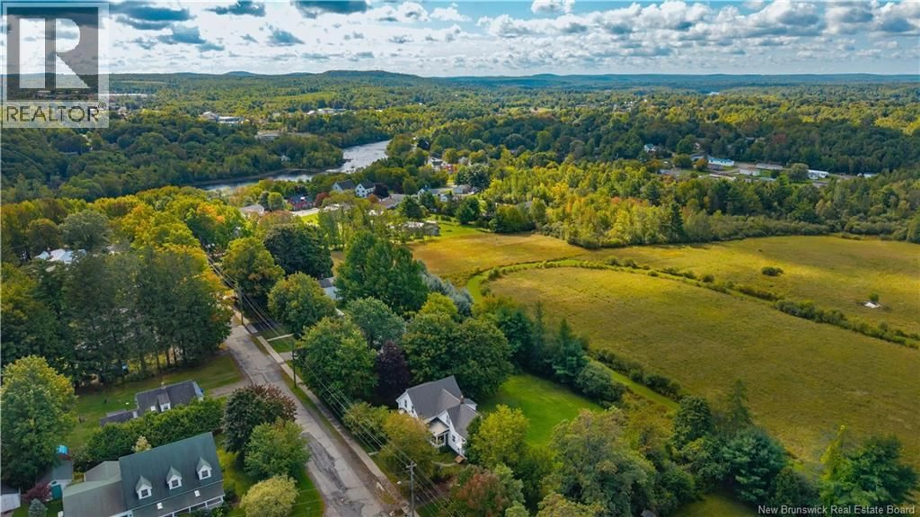 A pic from outside/outdoor area/front of a property/back of a property/a pic from drone, water/lake/river/ocean view for 20 BOUNDARY STREET, St. Stephen New Brunswick E3L1N8