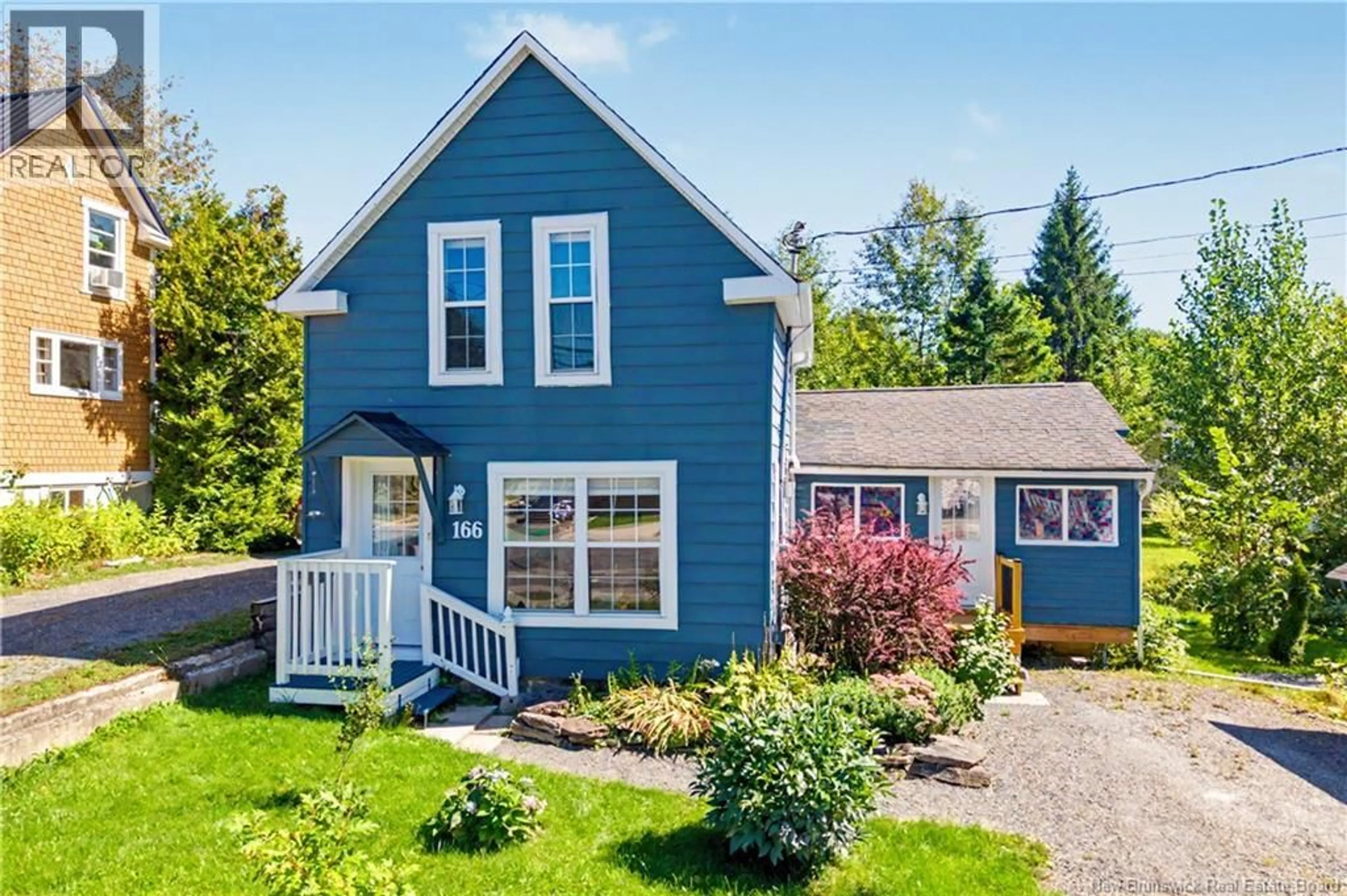 Home with vinyl exterior material, street for 166 BROOKSIDE DRIVE, Fredericton New Brunswick E3A1T6