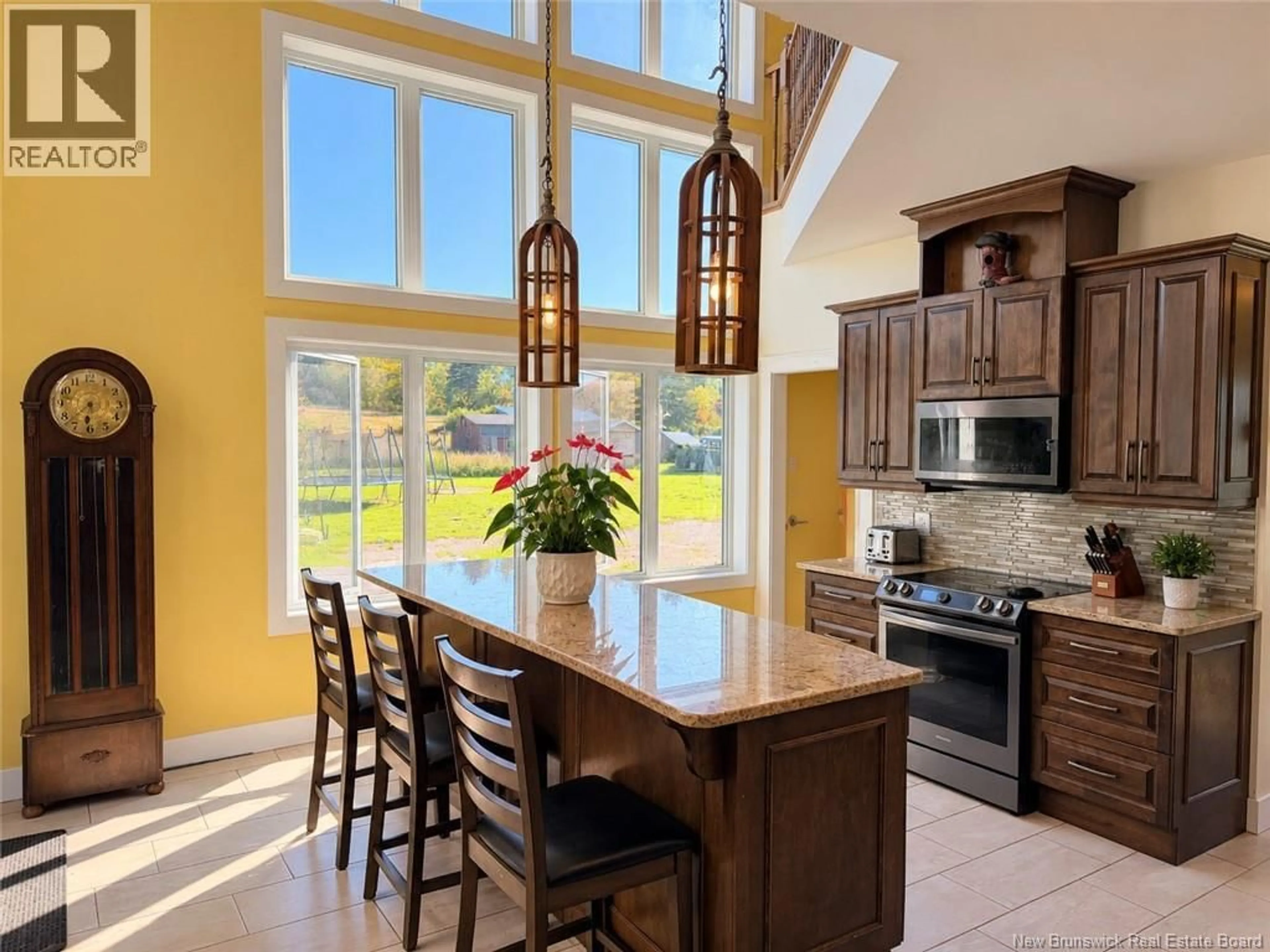 Open concept kitchen, ceramic/tile floor for 29205 134 ROUTE, Point La Nim New Brunswick E3N6C7