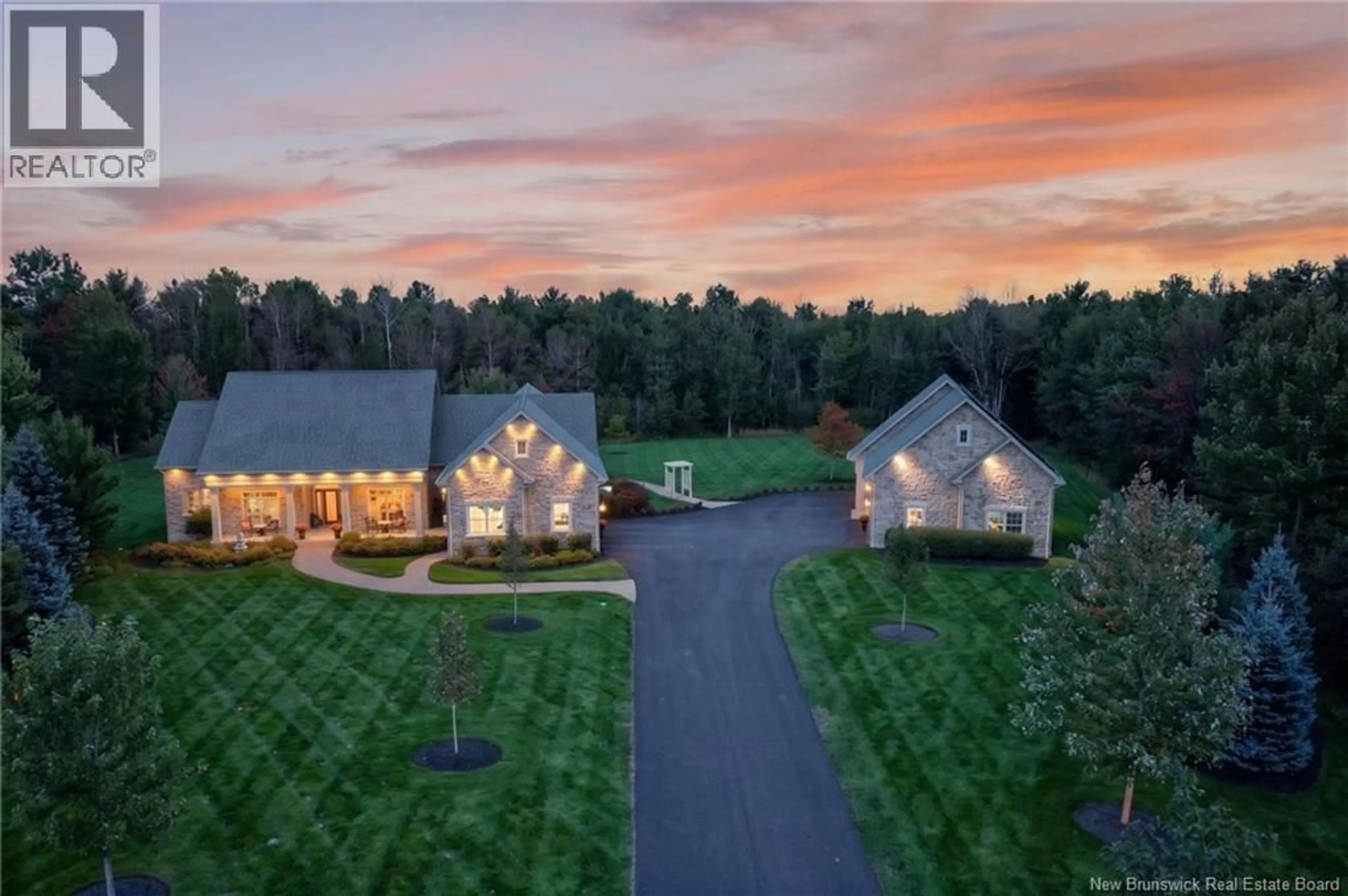 A pic from outside/outdoor area/front of a property/back of a property/a pic from drone, mountain view for 155 BOUNDARY DRIVE, Moncton New Brunswick E1G5C6