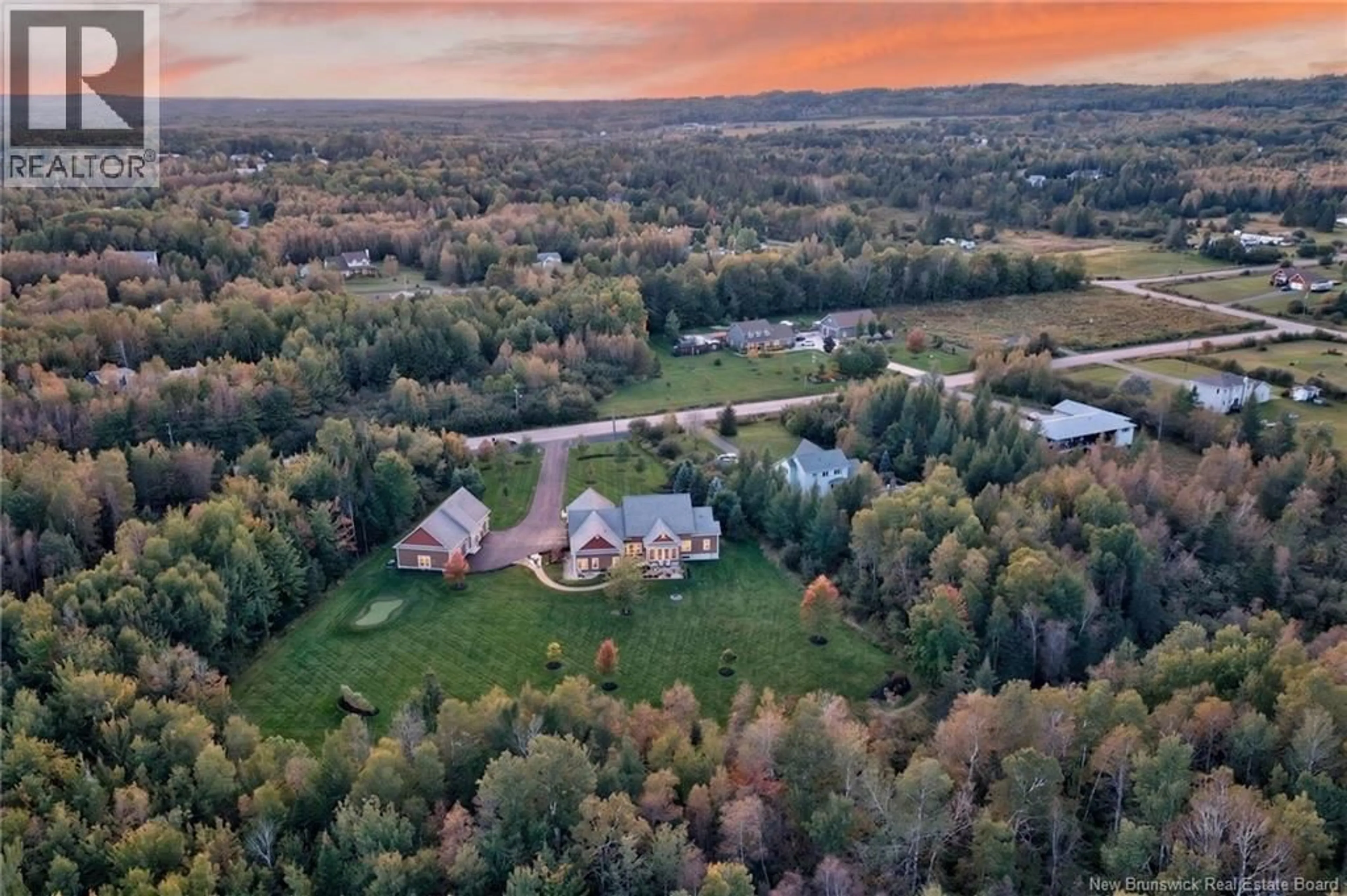 A pic from outside/outdoor area/front of a property/back of a property/a pic from drone, unknown for 155 BOUNDARY DRIVE, Moncton New Brunswick E1G5C6