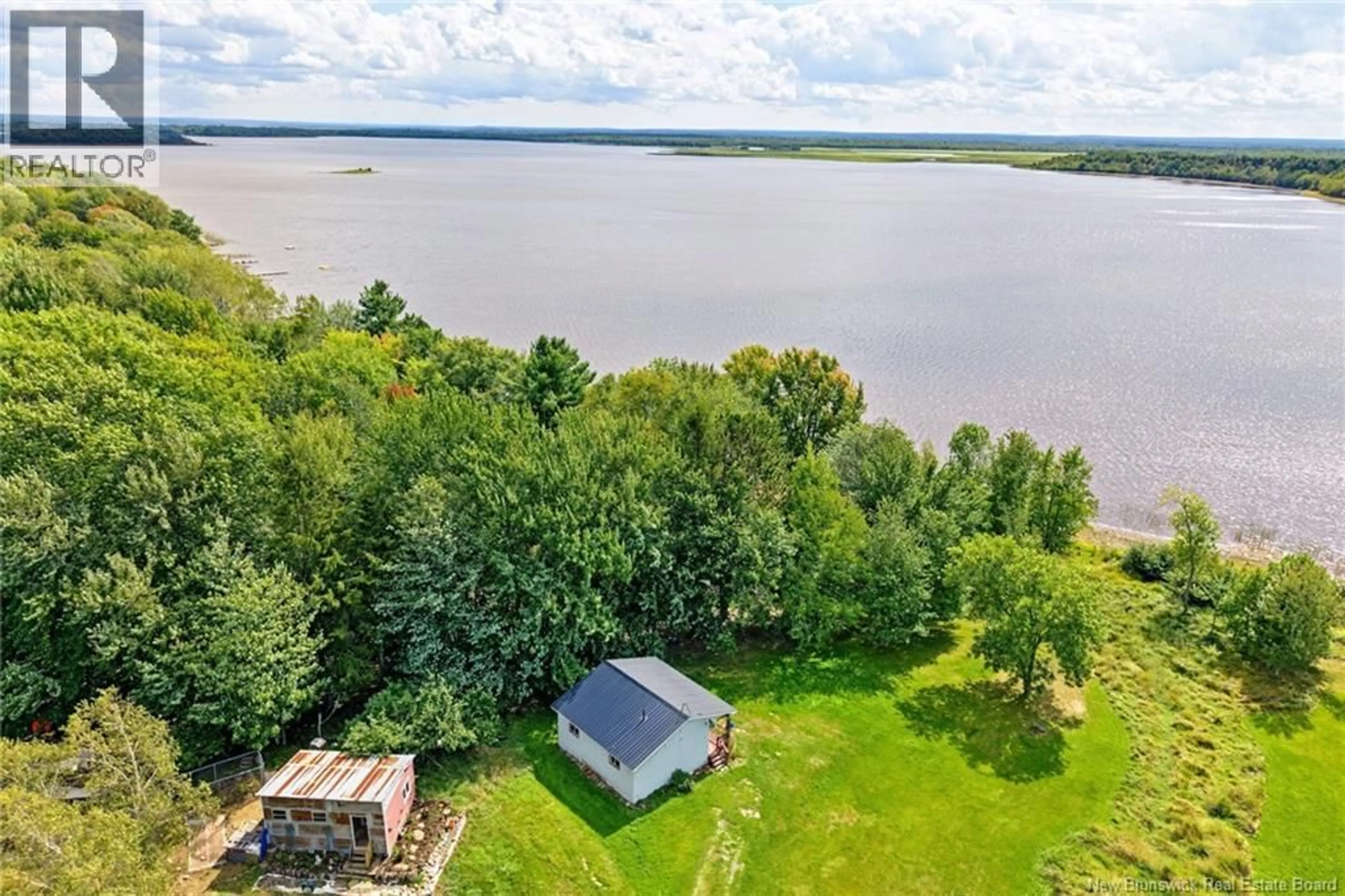 A pic from outside/outdoor area/front of a property/back of a property/a pic from drone, water/lake/river/ocean view for 301 SAND POINT ROAD, Lakeville Corner New Brunswick E4B1K9