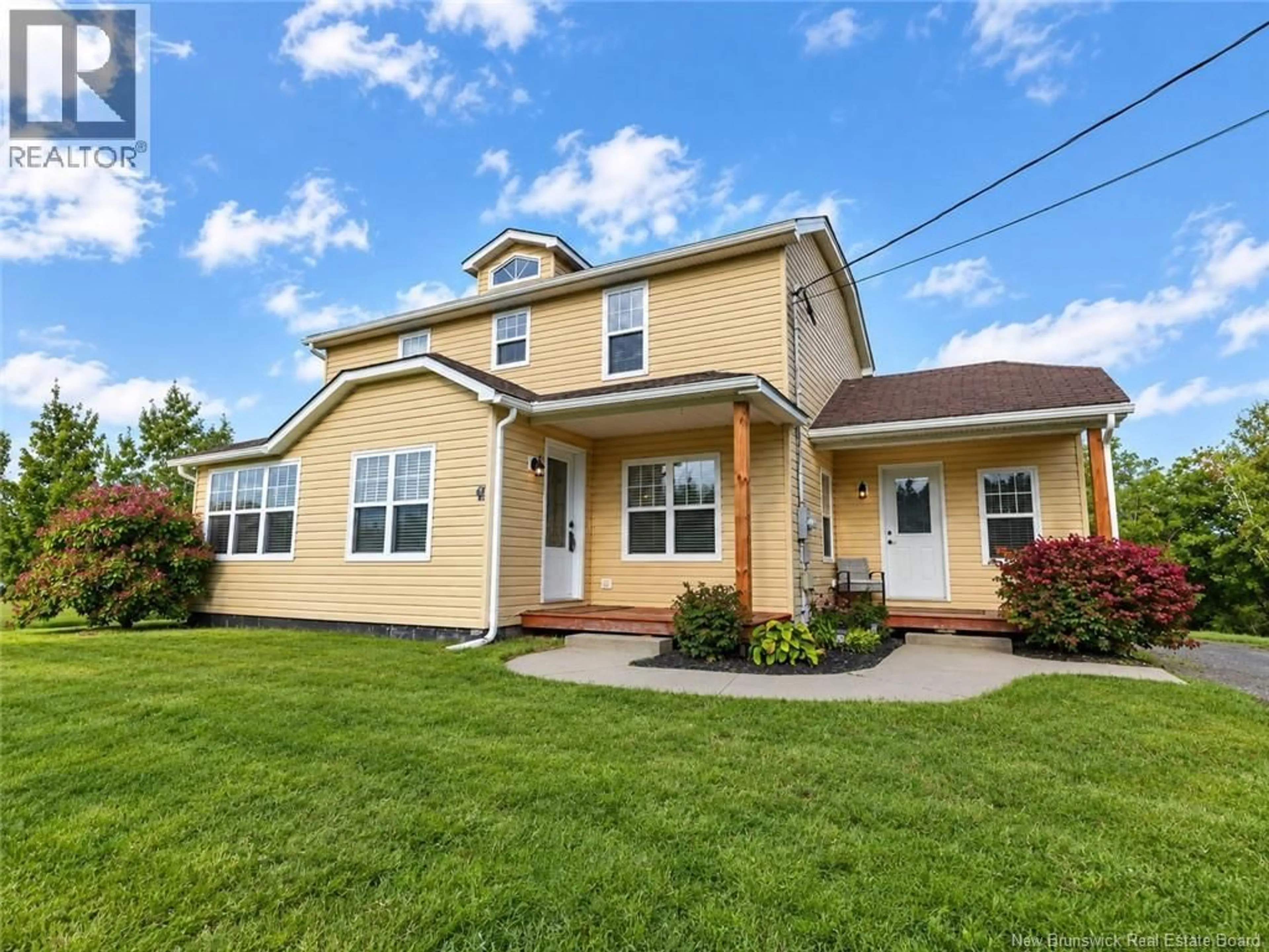 Home with vinyl exterior material, street for 65 ST-GREGOIRE, McKees Mills New Brunswick E4V2R2