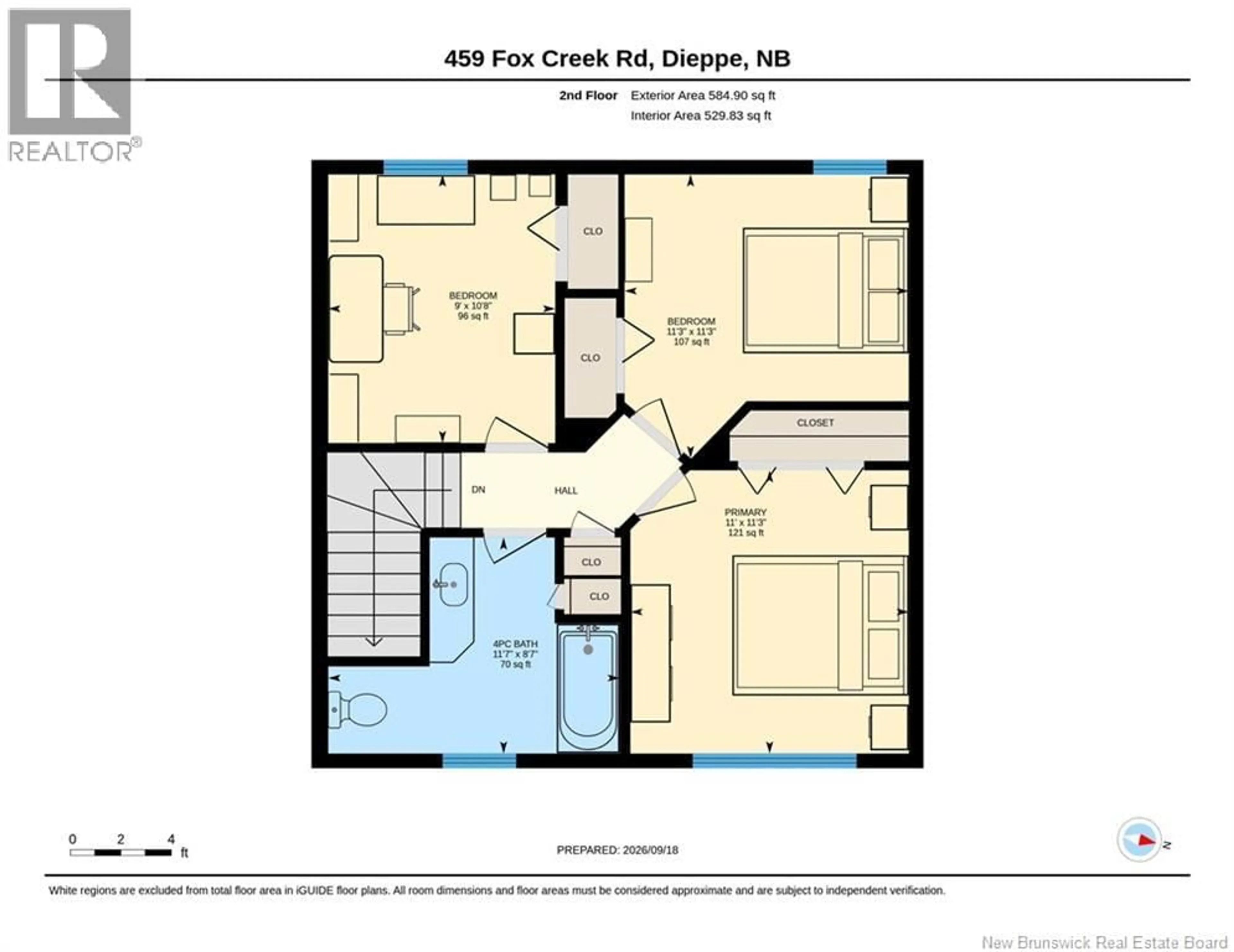 Floor plan for 459 FOX CREEK ROAD, Dieppe New Brunswick E1A7M8