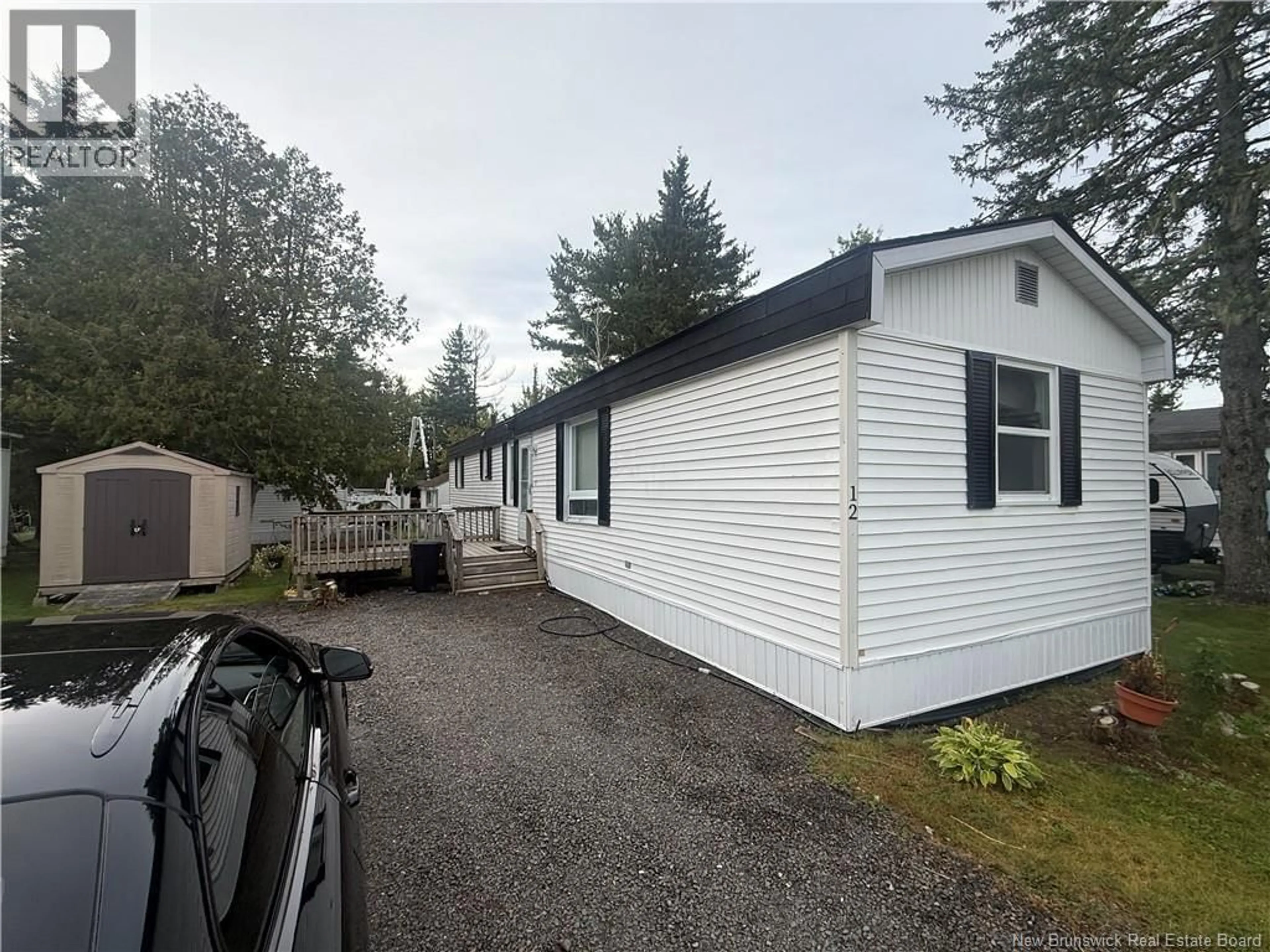 Home with vinyl exterior material, street for 12 BRIAN COURT, New Maryland New Brunswick E3C1Y6
