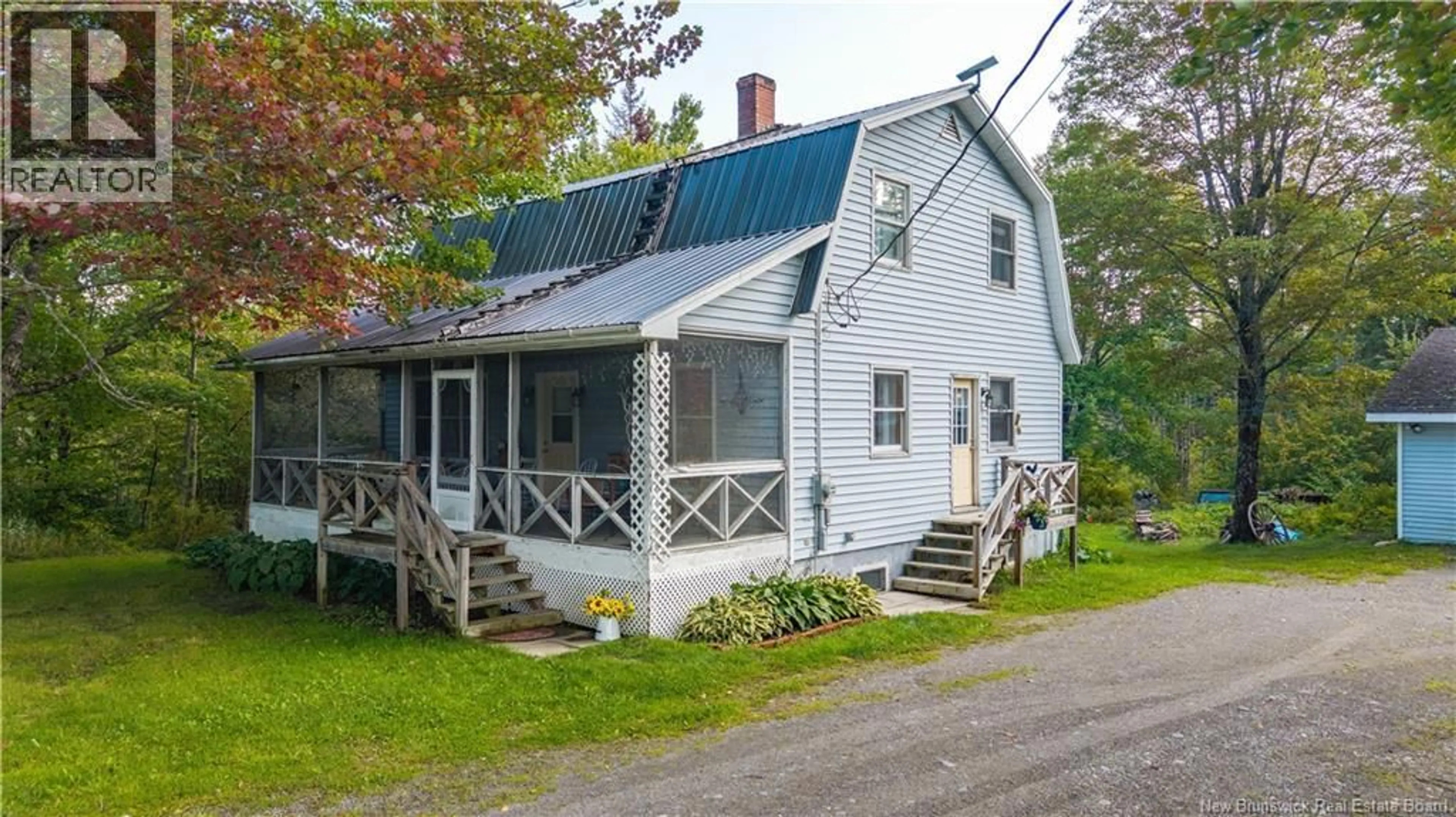 A pic from outside/outdoor area/front of a property/back of a property/a pic from drone, street for 4429 ROUTE 770, Rollingdam New Brunswick E5A2Y3