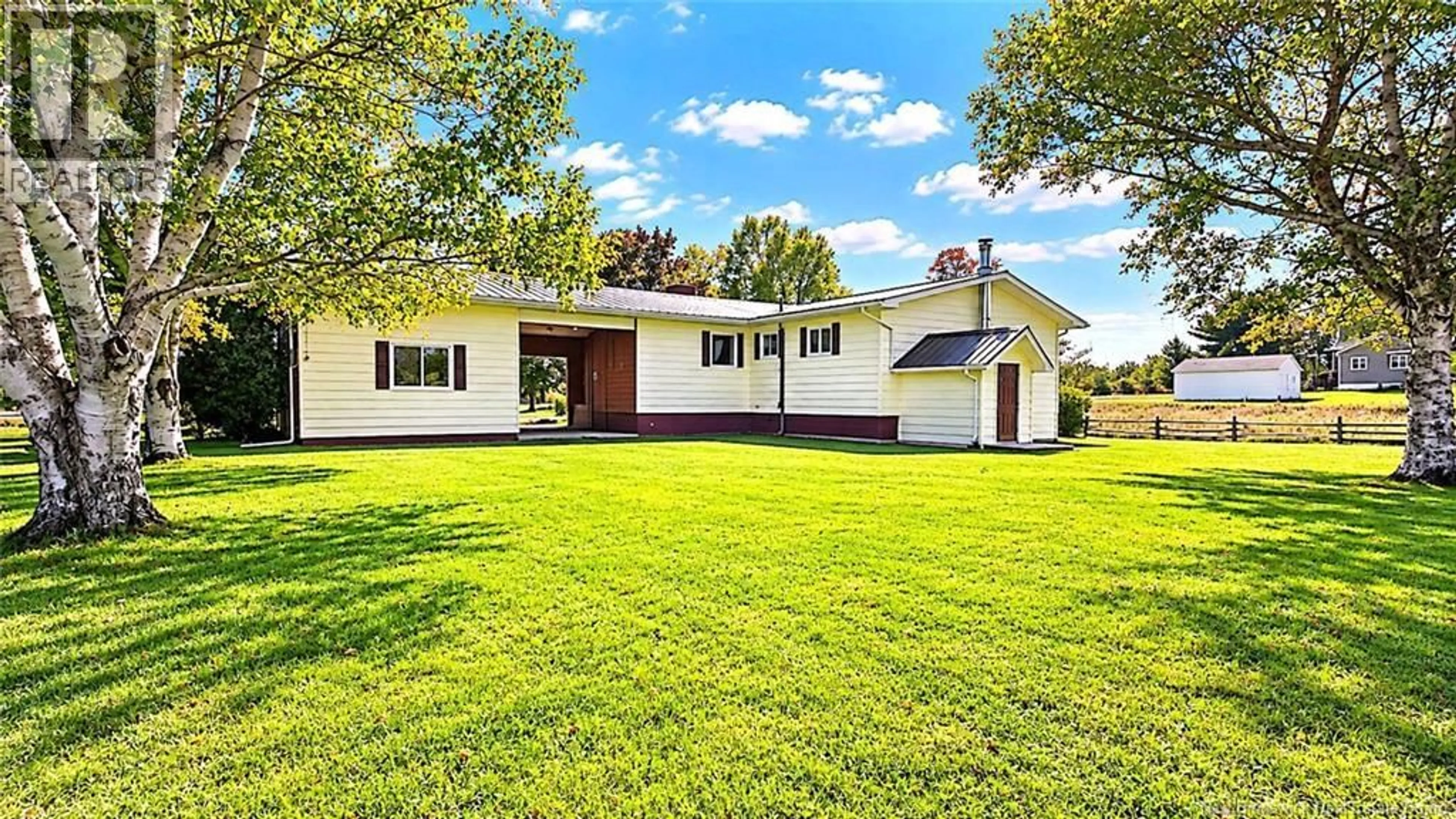 Home with vinyl exterior material, street for 482 CH TILLEY ROAD, Tilley Road New Brunswick E8M1R4