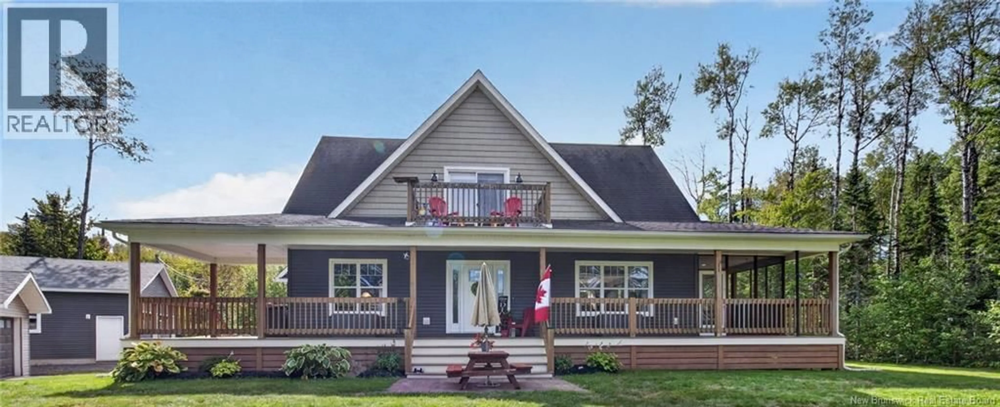 Home with vinyl exterior material, street for 10 WATERWAY ROAD, McQuade New Brunswick E1G0S8