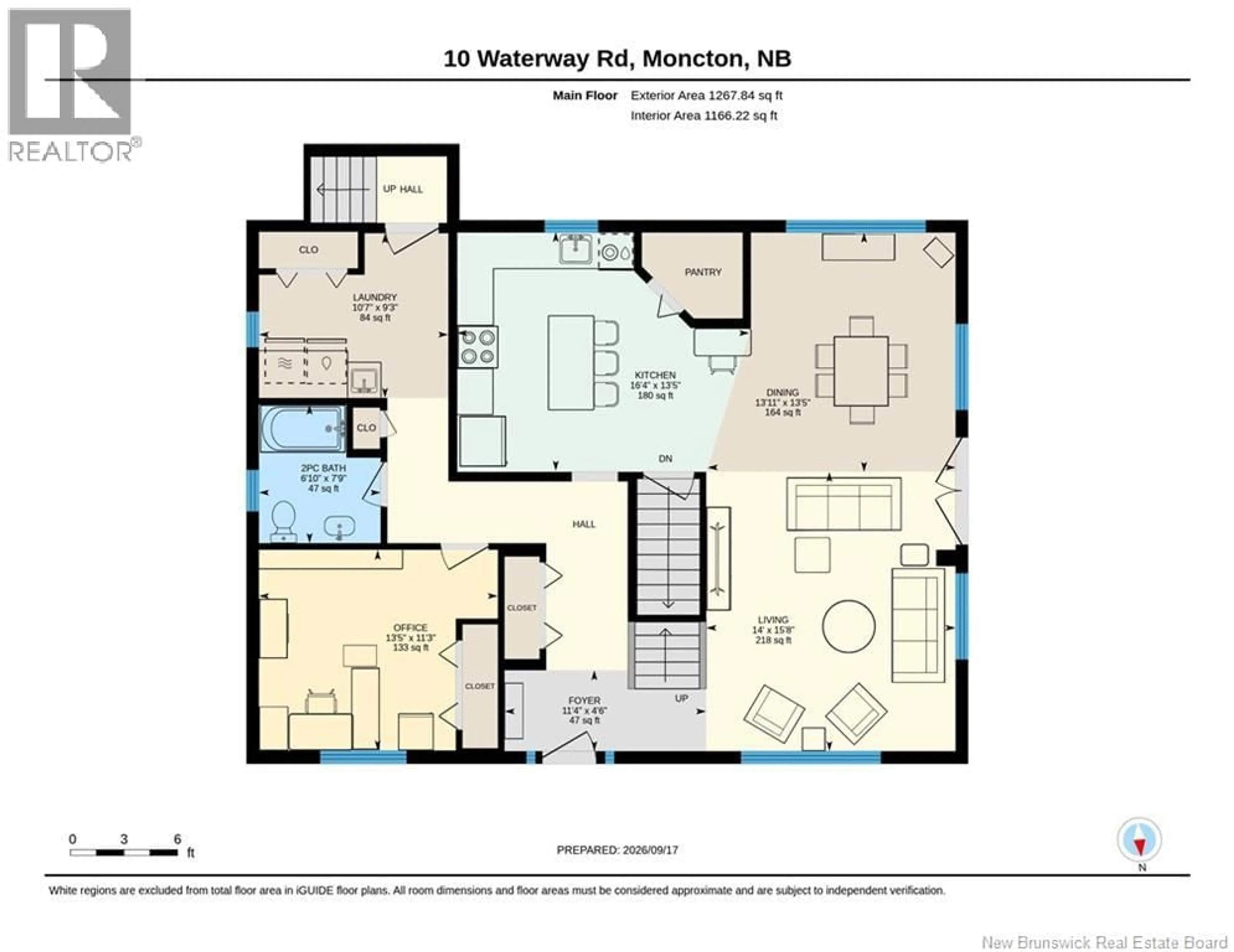 Floor plan for 10 WATERWAY ROAD, McQuade New Brunswick E1G0S8