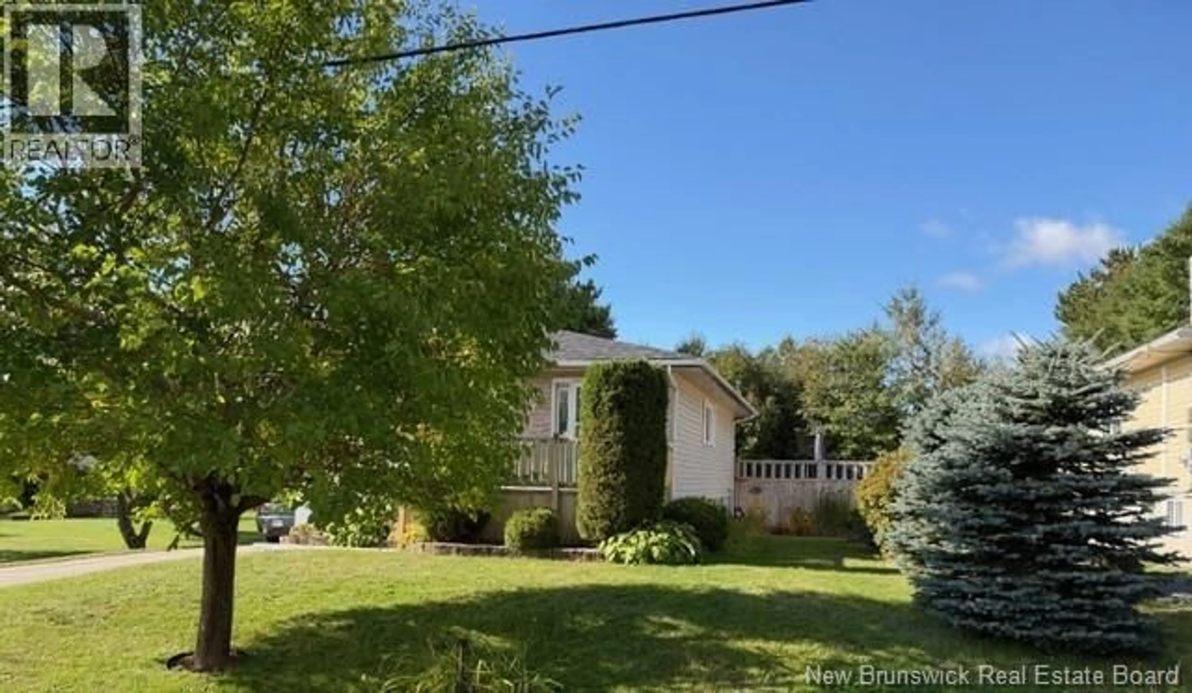 A pic from outside/outdoor area/front of a property/back of a property/a pic from drone, street for 231 HUTCHISON DRIVE, Miramichi New Brunswick E1V6C1