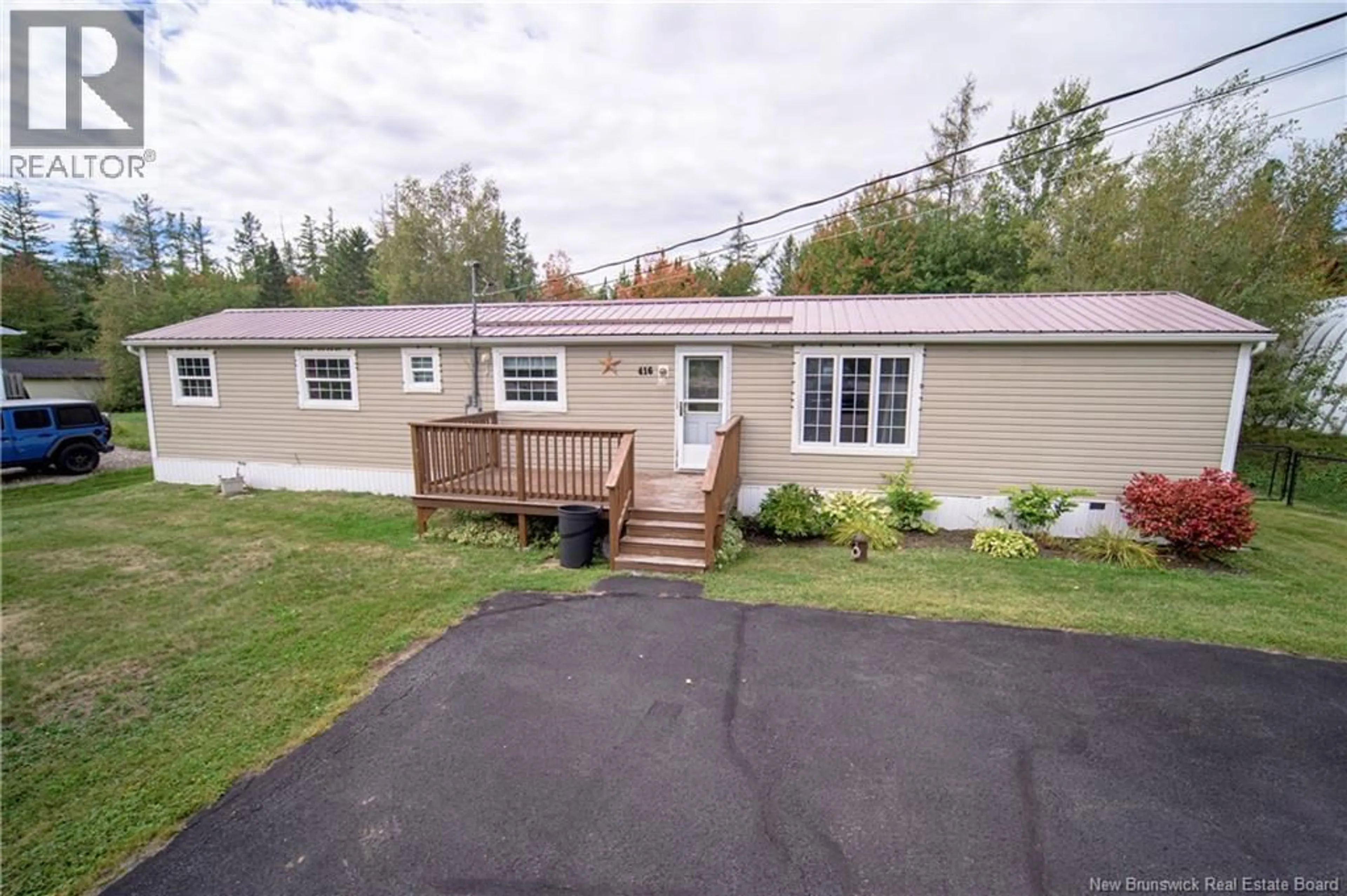 Home with vinyl exterior material, unknown for 416 BROAD ROAD, Haneytown New Brunswick E2V3P6