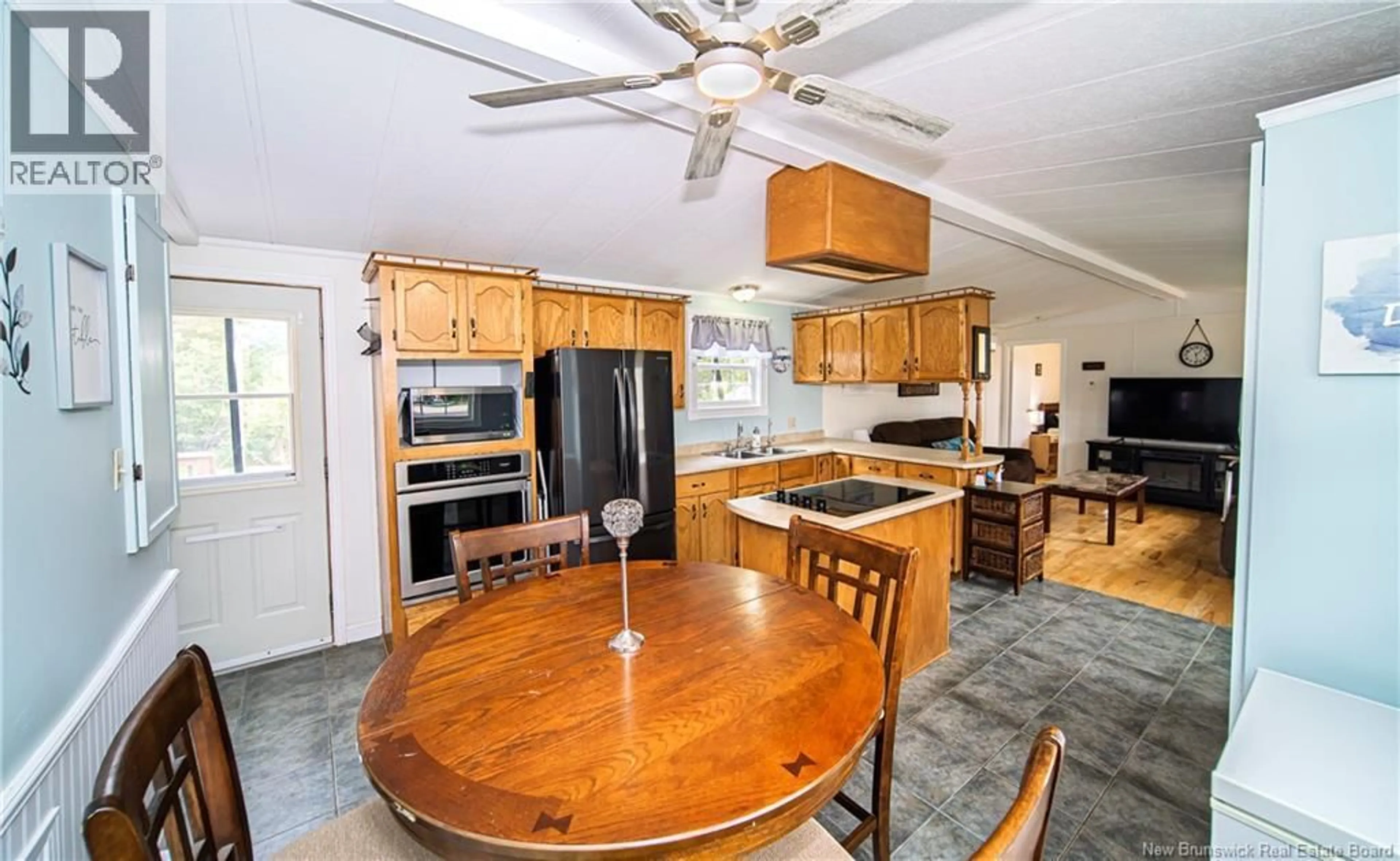 Open concept kitchen, ceramic/tile floor for 416 BROAD ROAD, Haneytown New Brunswick E2V3P6