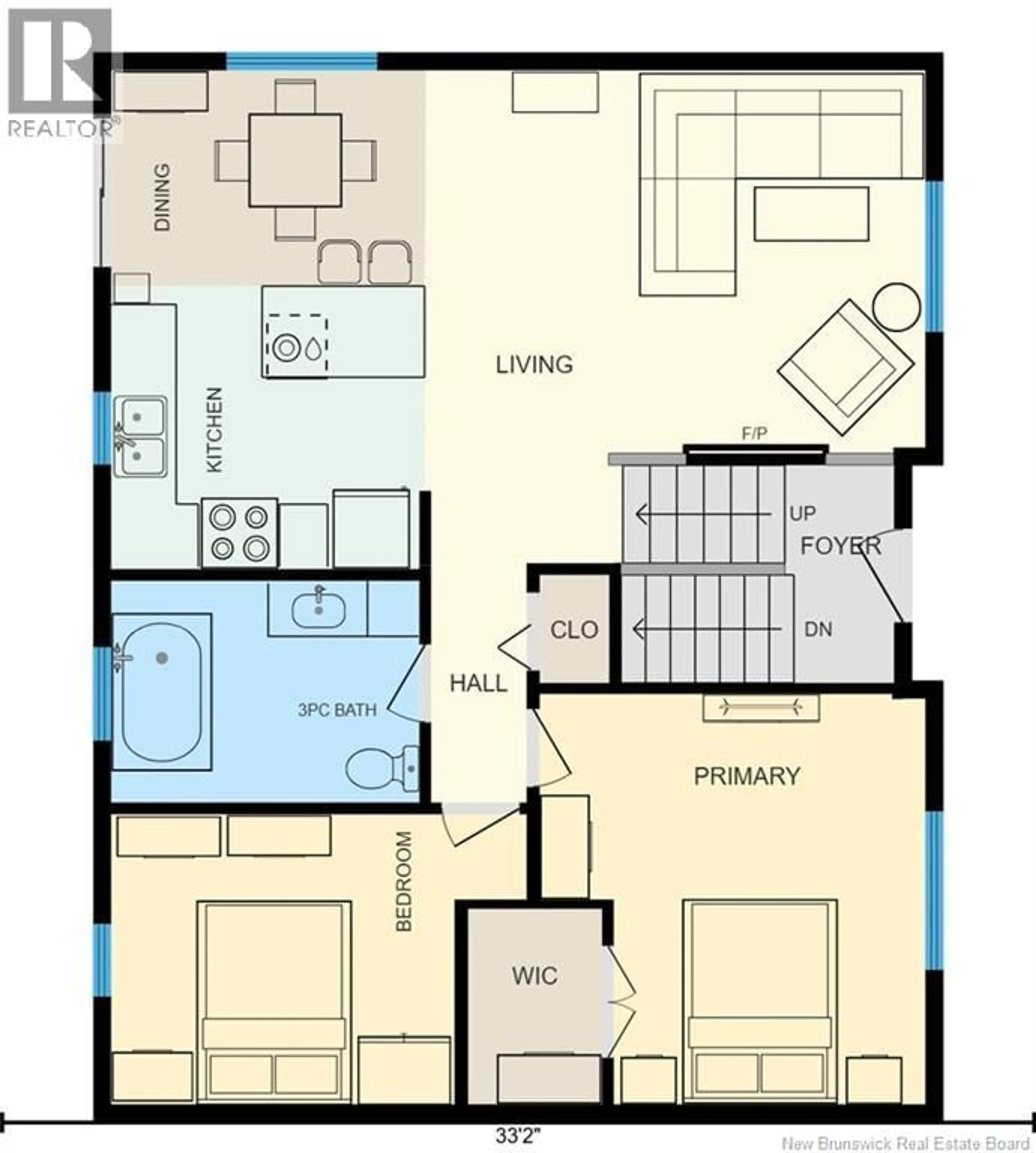 Floor plan for 56 O'NEIL STREET, Moncton New Brunswick E1A9R9