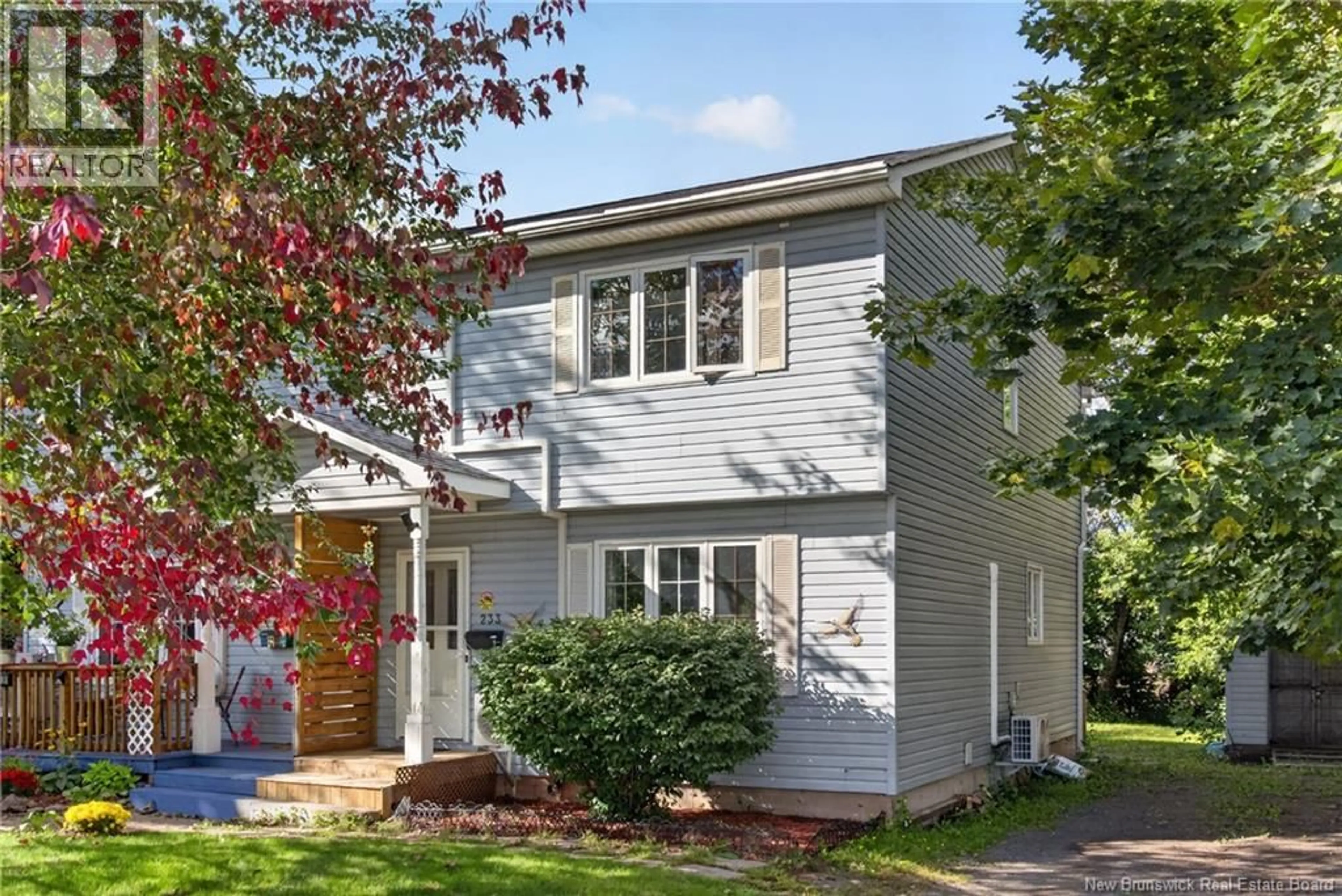 Home with vinyl exterior material, street for 233 KENDRA STREET, Moncton New Brunswick E1C8Y4