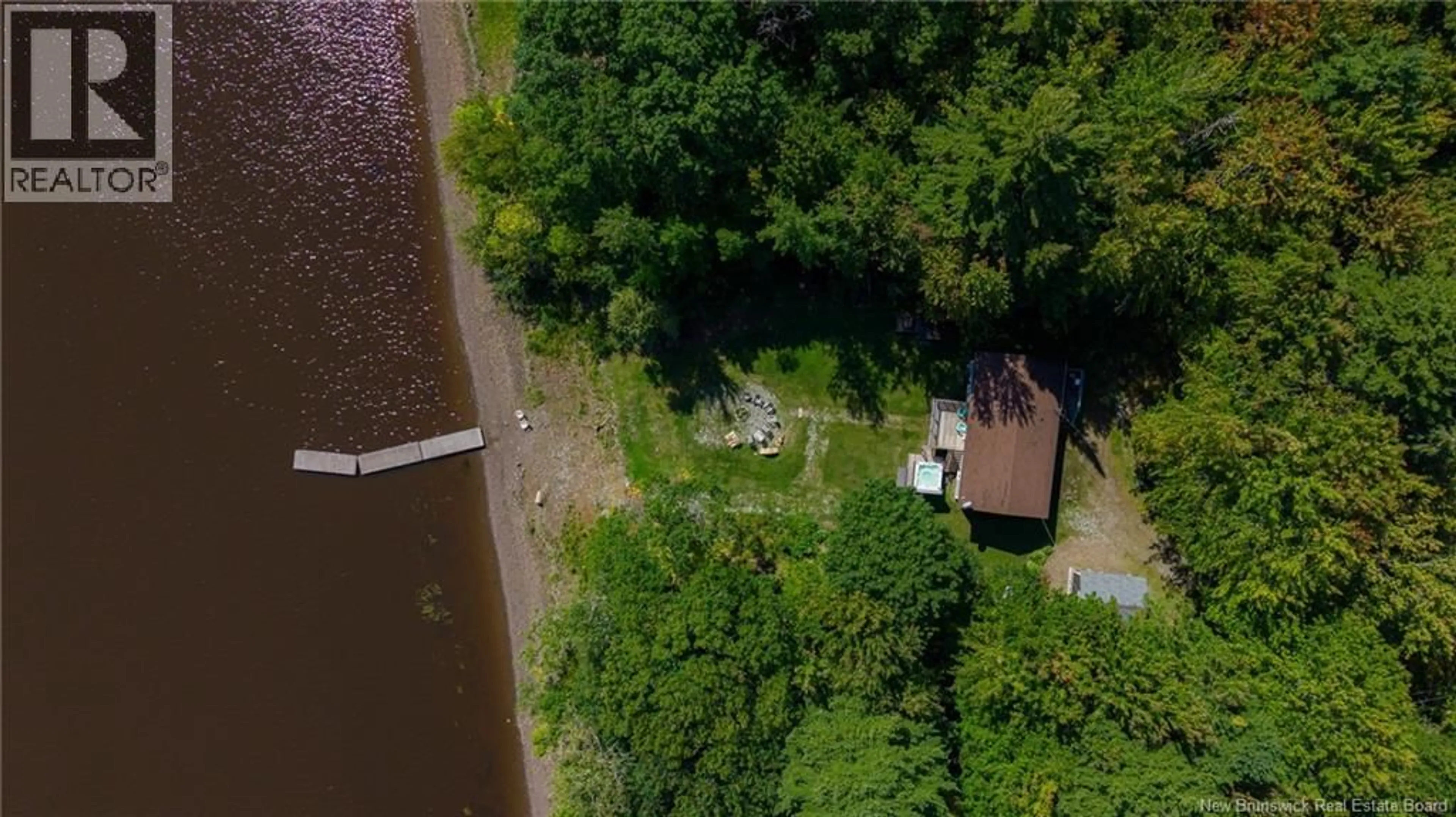 A pic from outside/outdoor area/front of a property/back of a property/a pic from drone, water/lake/river/ocean view for 811 ROUTE 715, Coles Island New Brunswick E4C2L3