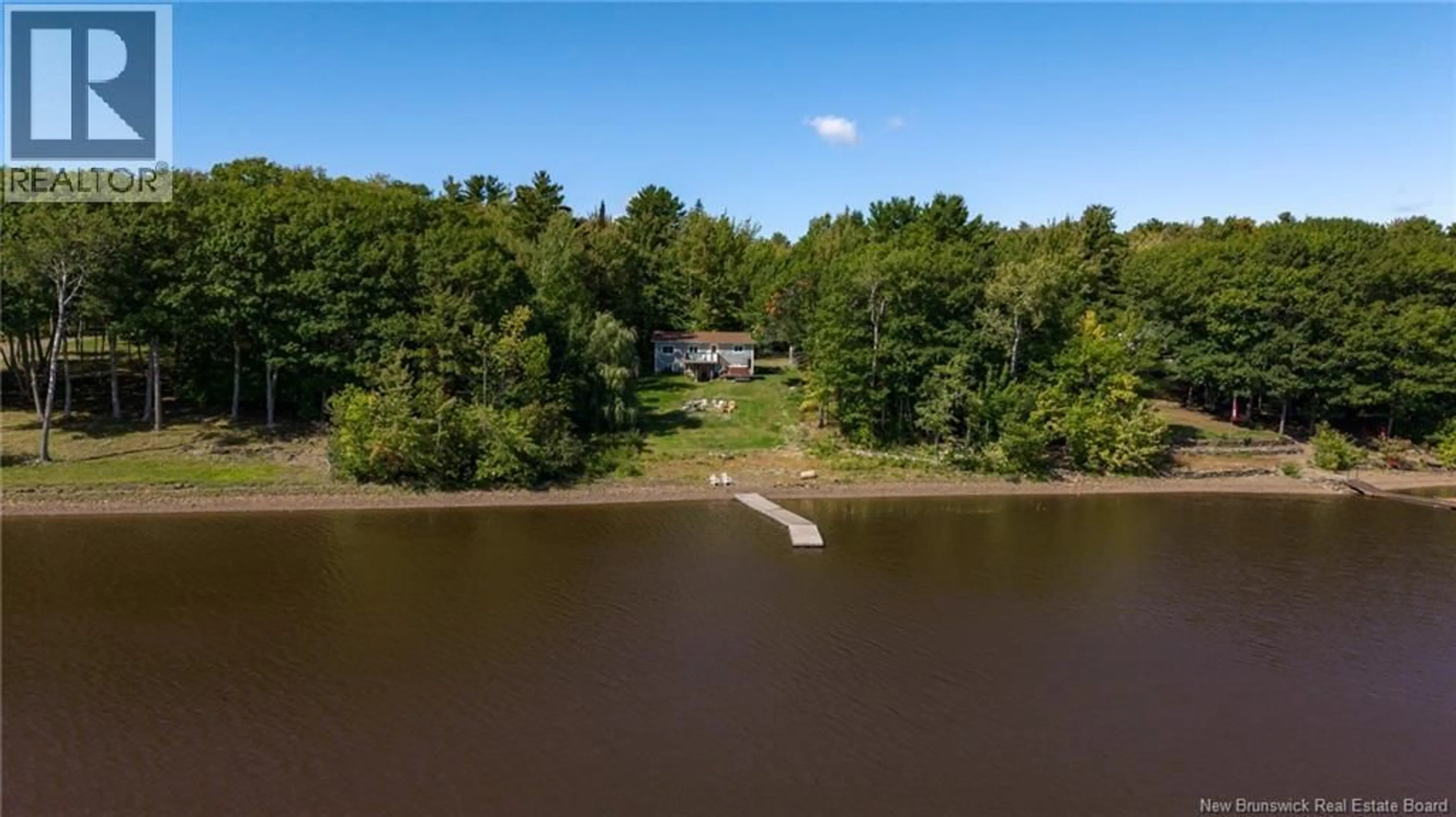 A pic from outside/outdoor area/front of a property/back of a property/a pic from drone, water/lake/river/ocean view for 811 ROUTE 715, Coles Island New Brunswick E4C2L3