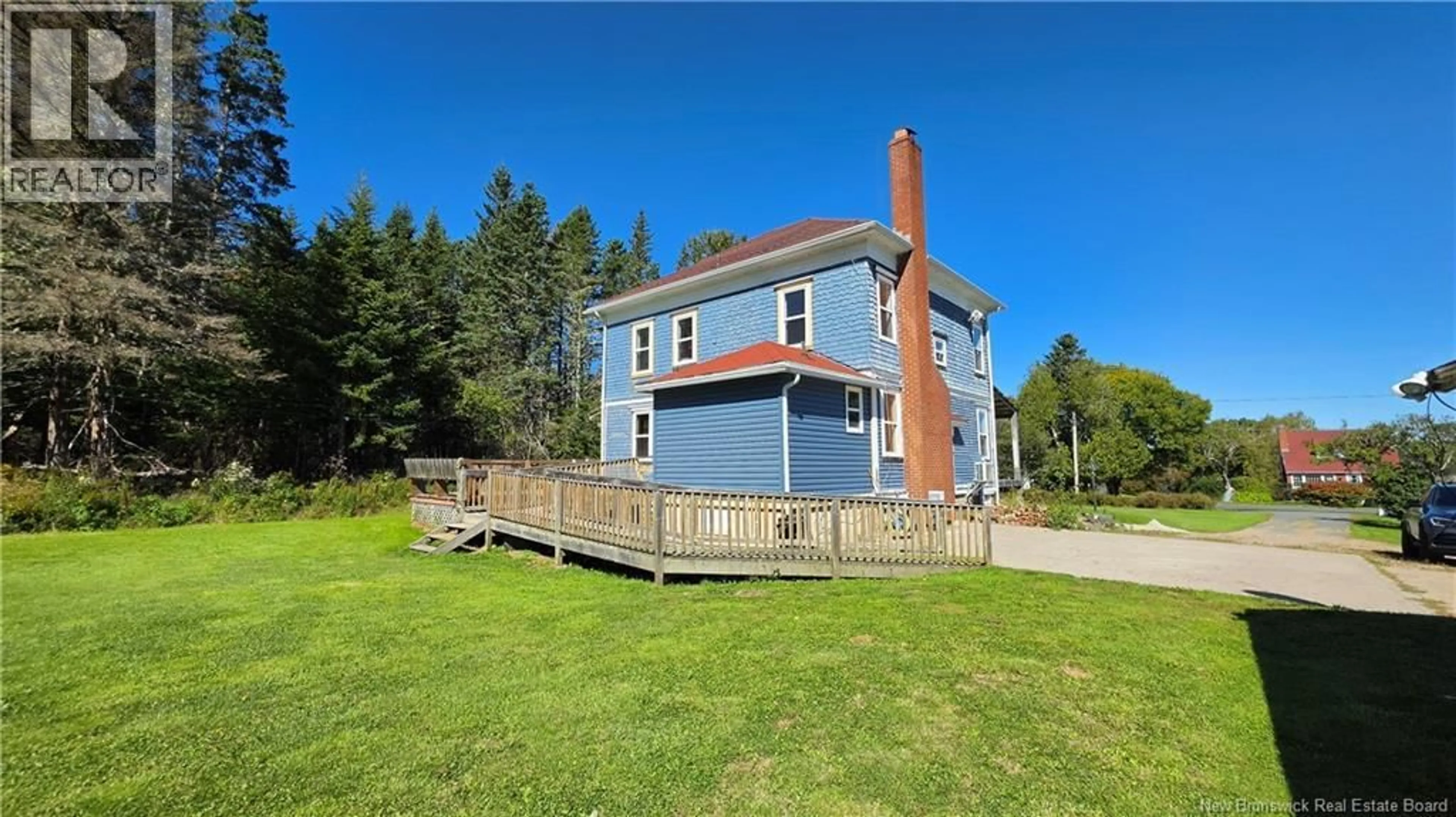 A pic from outside/outdoor area/front of a property/back of a property/a pic from drone, water/lake/river/ocean view for 30 DIPPER HARBOUR ROAD, Dipper Harbour New Brunswick E5J1X2