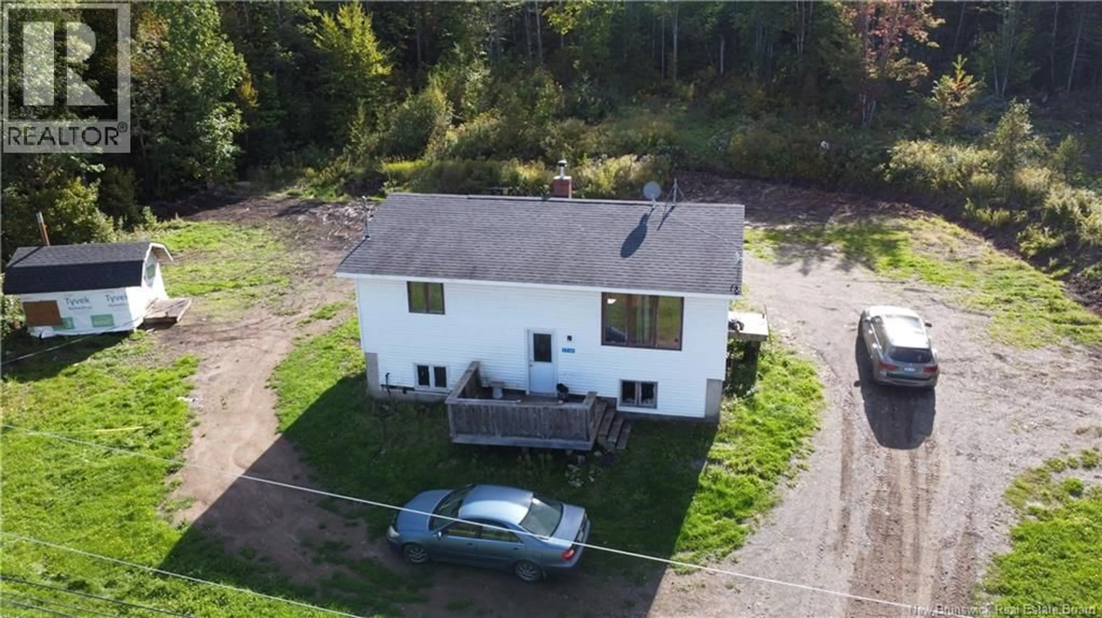 A pic from outside/outdoor area/front of a property/back of a property/a pic from drone, building for 7714 ROUTE 101, Clarendon New Brunswick E5K4V2
