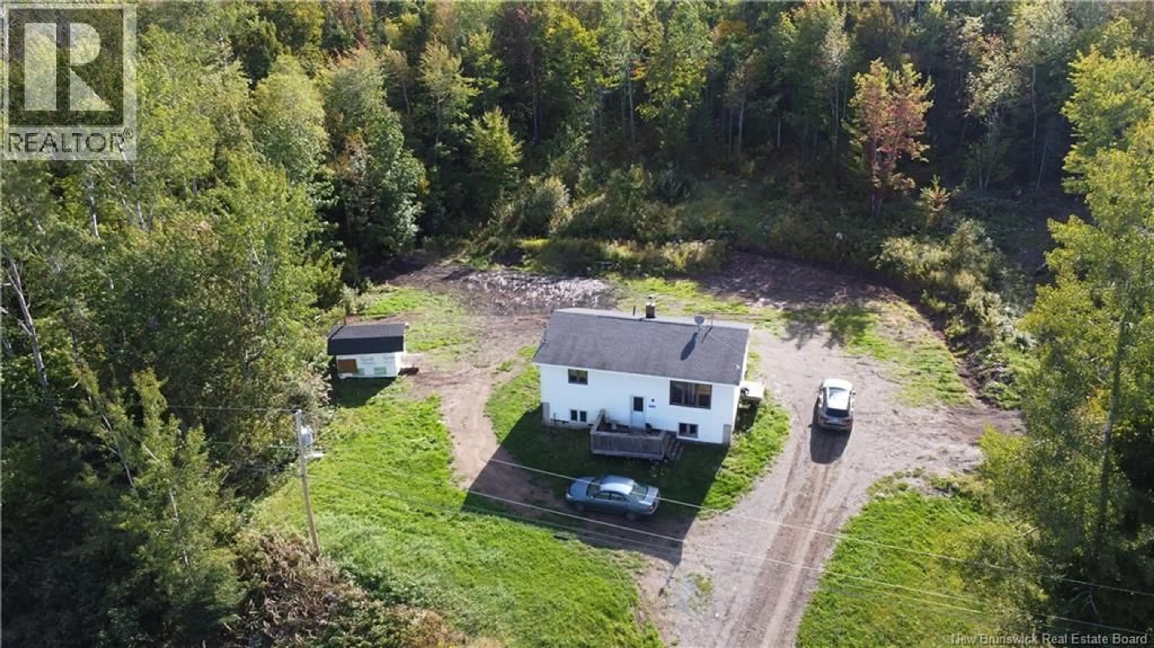 A pic from outside/outdoor area/front of a property/back of a property/a pic from drone, building for 7714 ROUTE 101, Clarendon New Brunswick E5K4V2