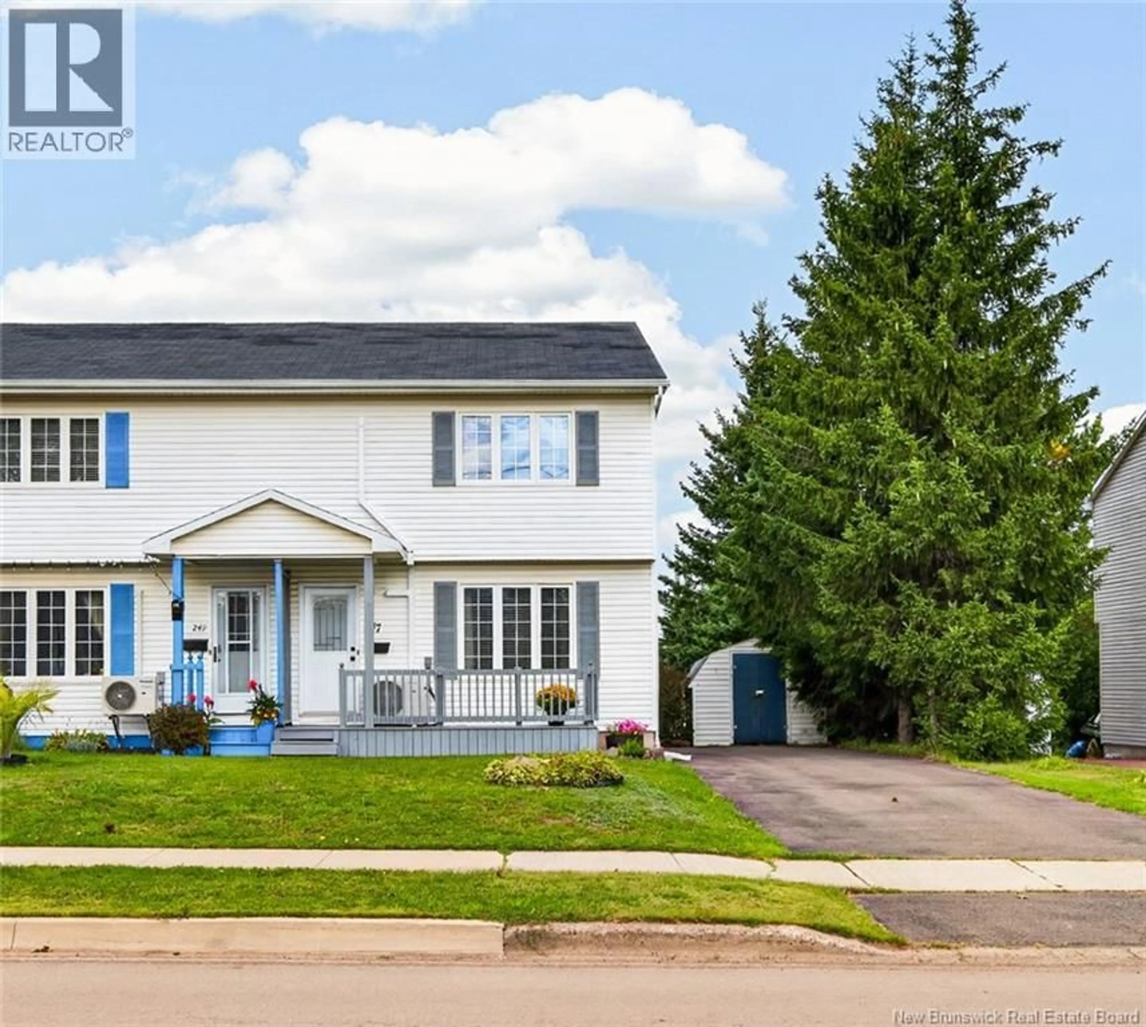 Home with vinyl exterior material, street for 247 KENDRA STREET, Moncton New Brunswick E1C8Y4