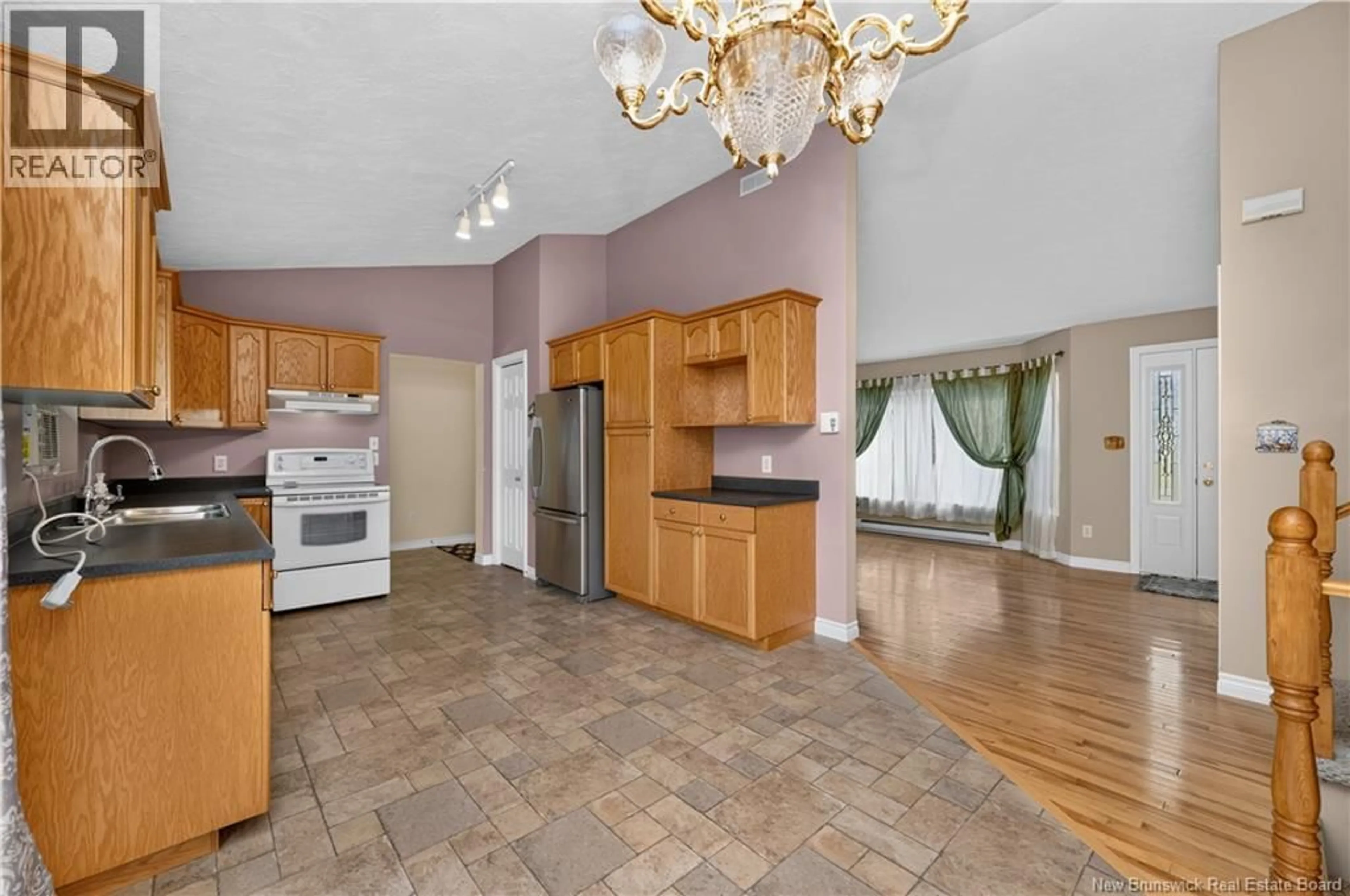 Open concept kitchen, ceramic/tile floor for 301 WORTHINGTON AVENUE, Moncton New Brunswick E1C0B7