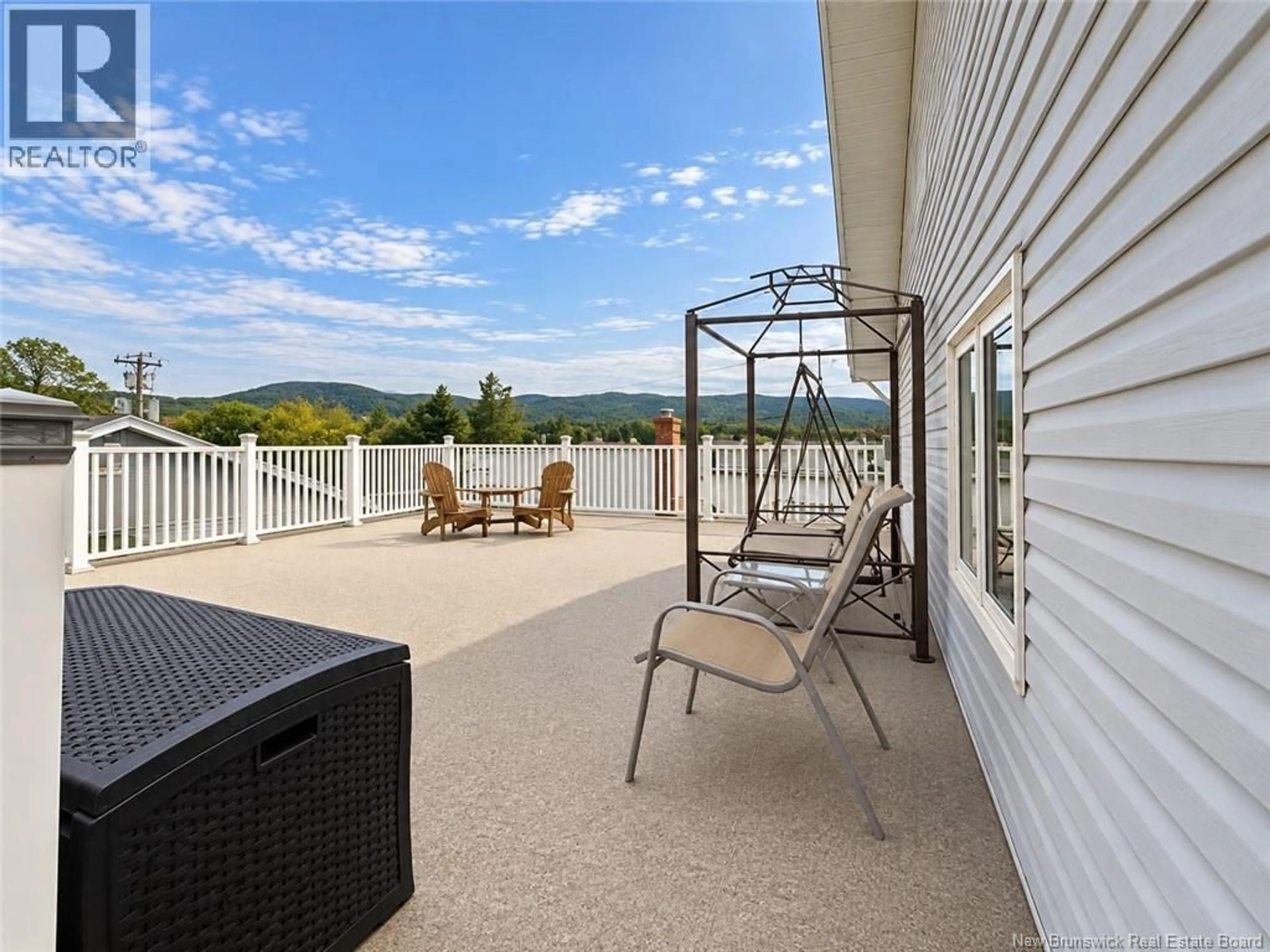 Patio, water/lake/river/ocean view for 125 42E AVENUE, Edmundston New Brunswick E3V2Z5