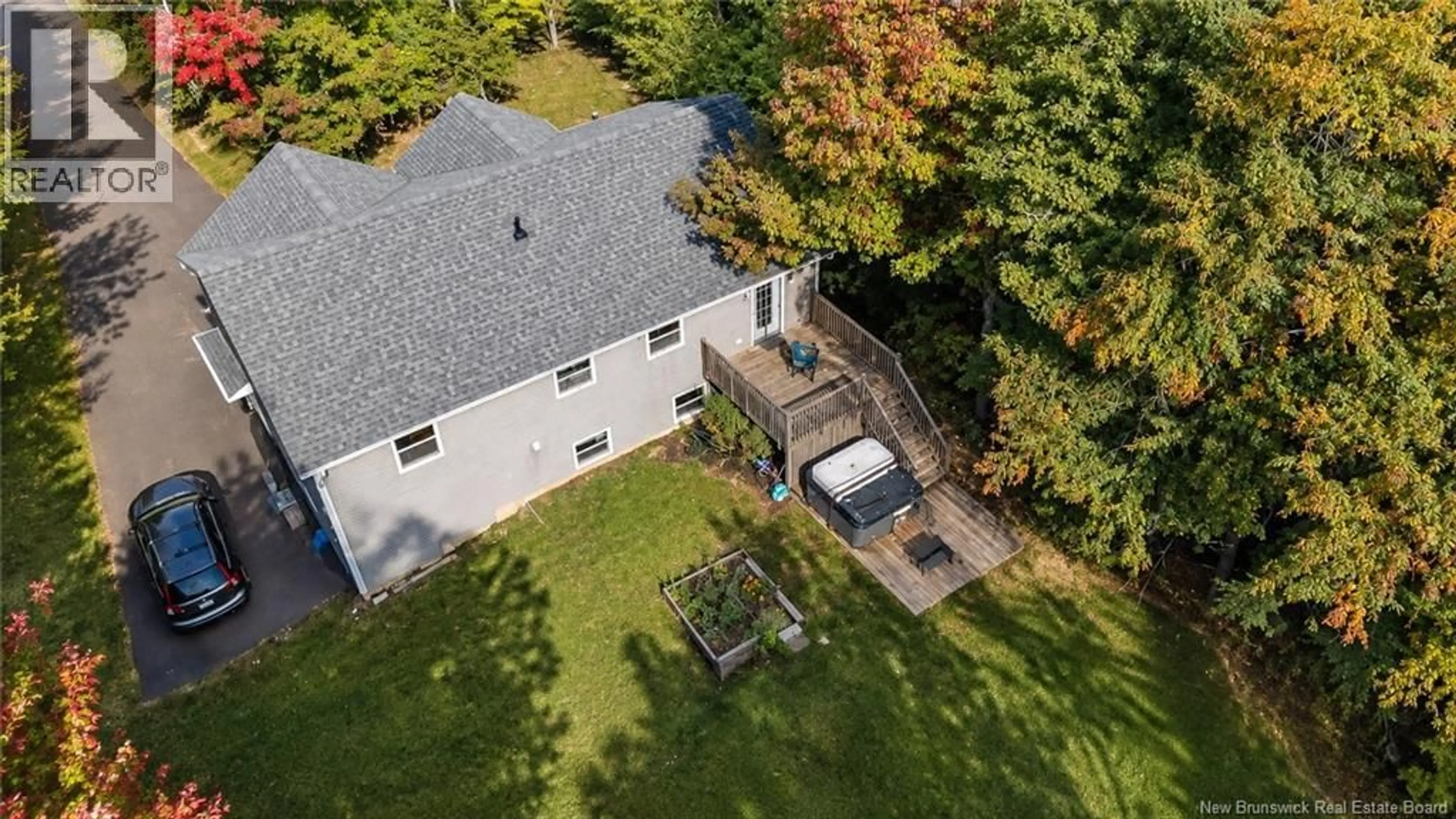 A pic from outside/outdoor area/front of a property/back of a property/a pic from drone, unknown for 128 COUNTRY WOOD LANE, Richibucto Road New Brunswick E3A0Y6