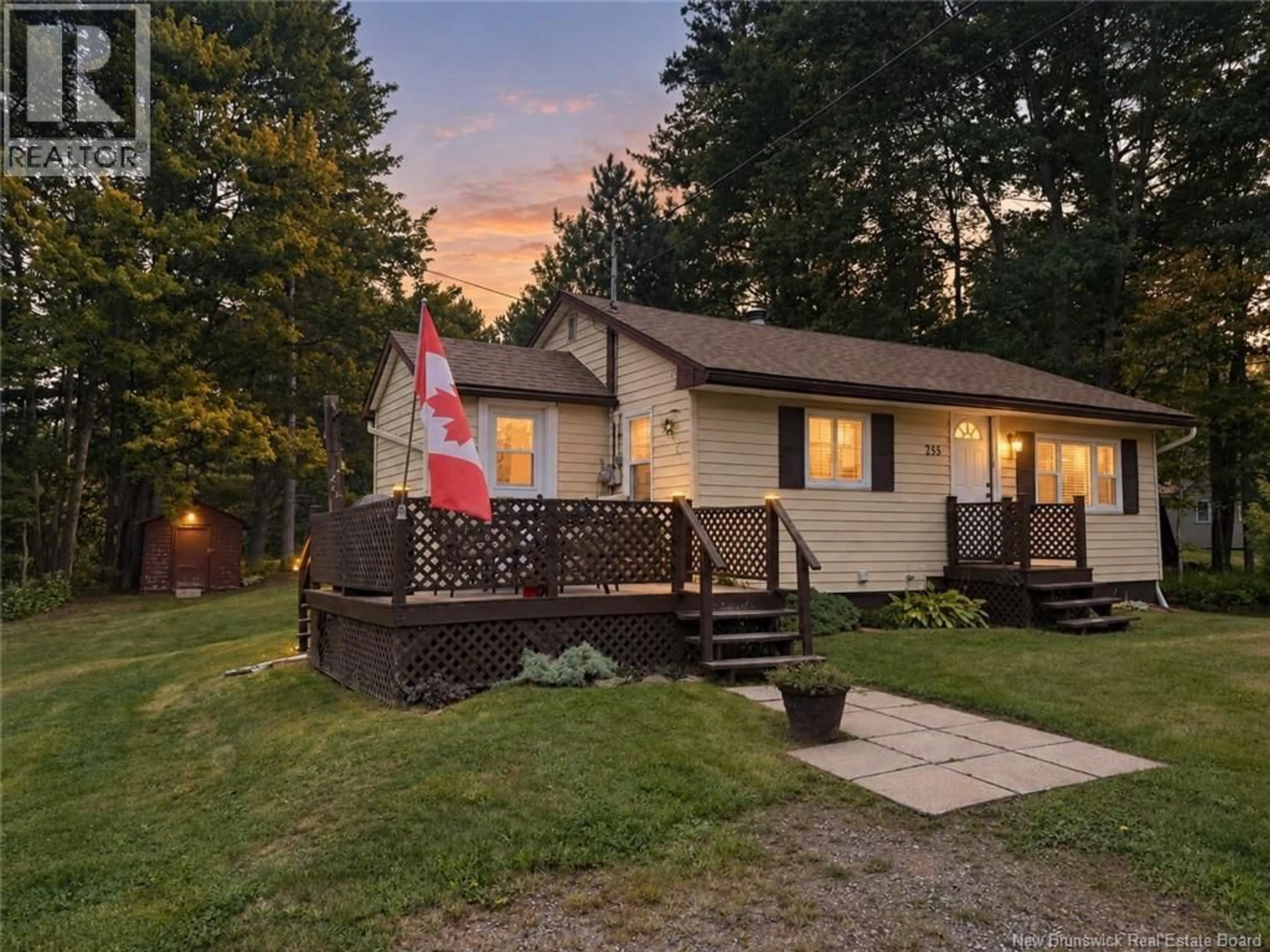 A pic from outside/outdoor area/front of a property/back of a property/a pic from drone, mountain view for 255 BROAD ROAD, Haneytown New Brunswick E2V3P4