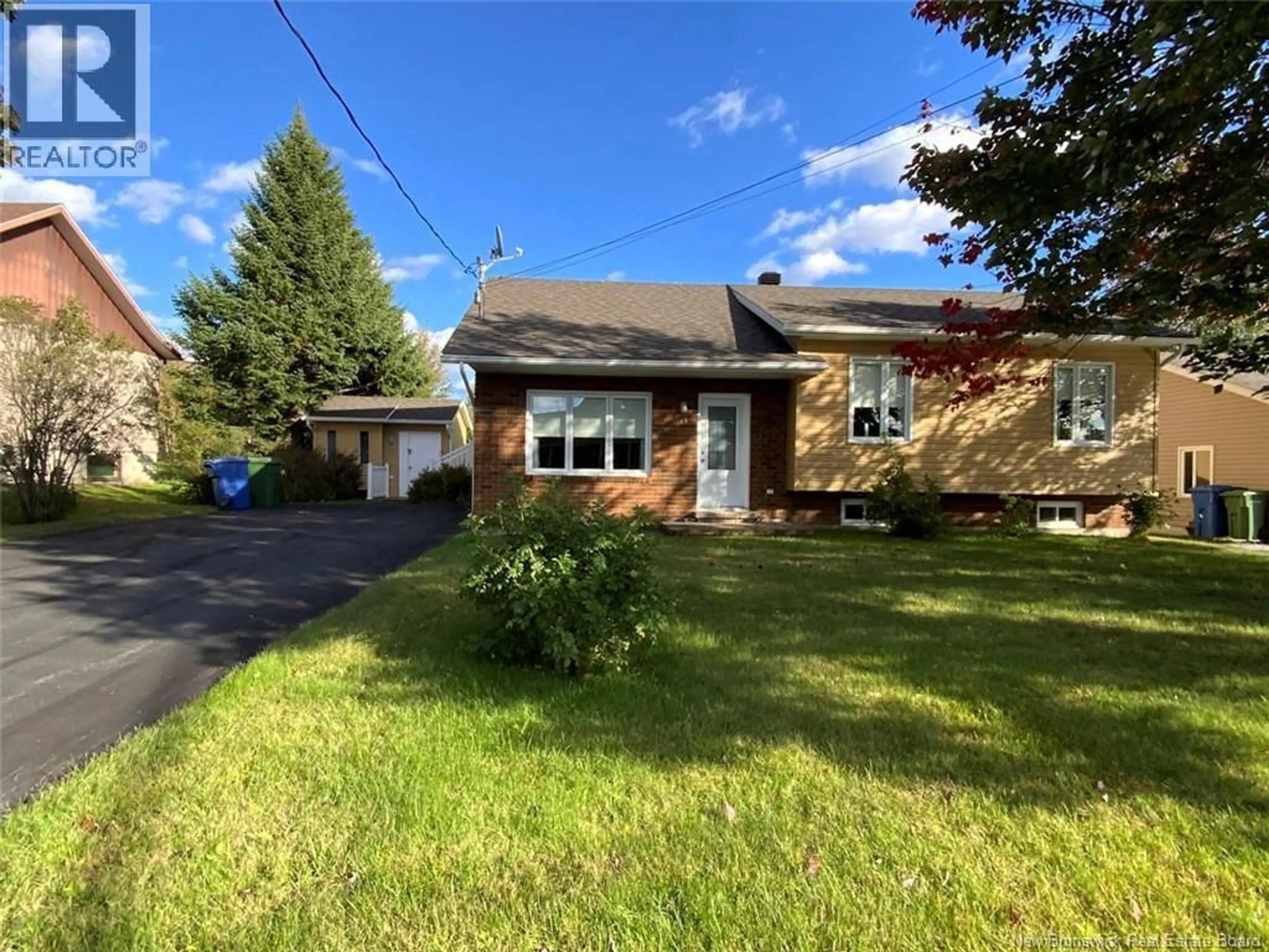 A pic from outside/outdoor area/front of a property/back of a property/a pic from drone, street for 15 VICTOR STREET, Saint-Basile New Brunswick E7C1J9