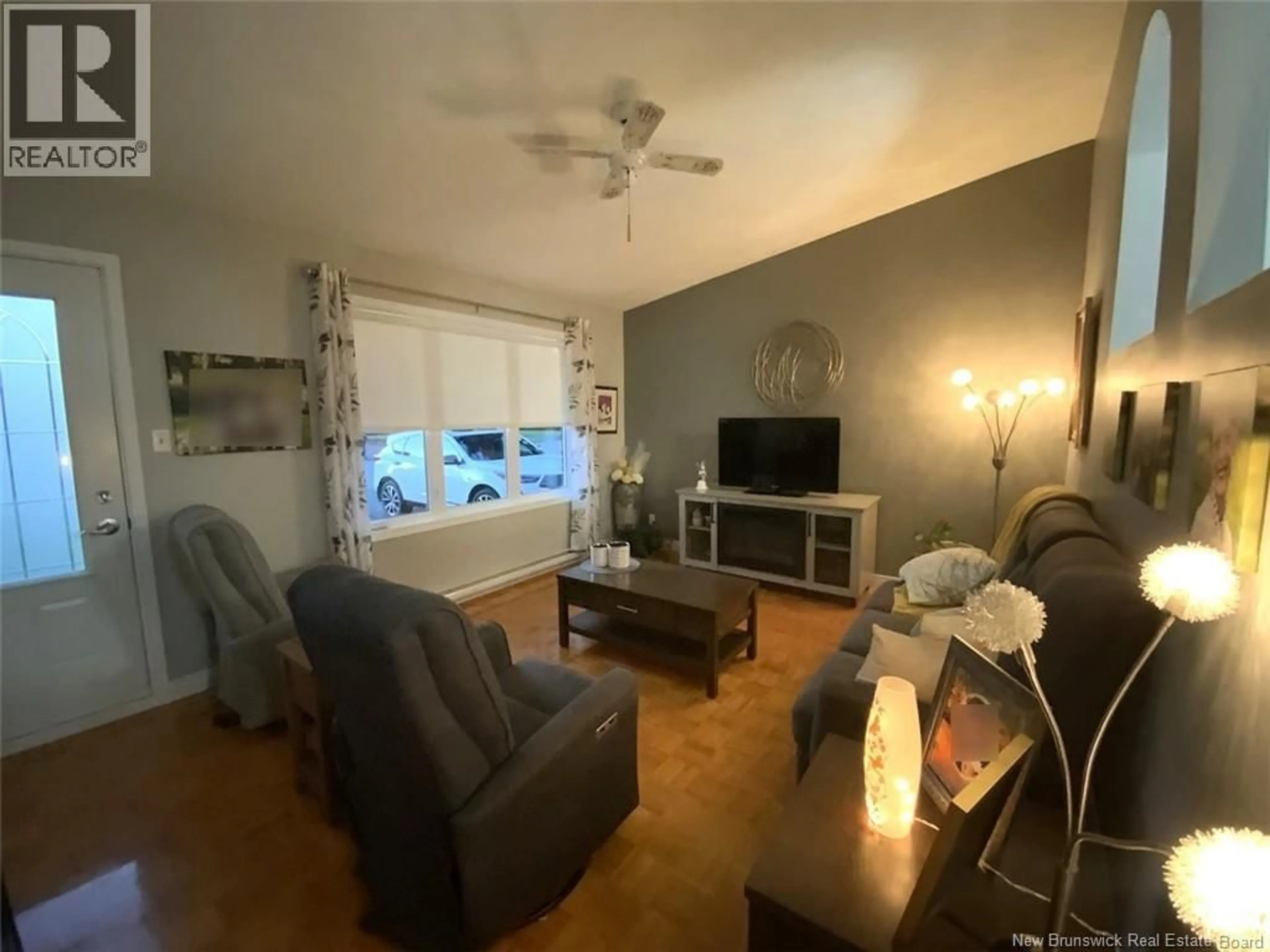 Living room with furniture, wood/laminate floor for 15 VICTOR STREET, Saint-Basile New Brunswick E7C1J9