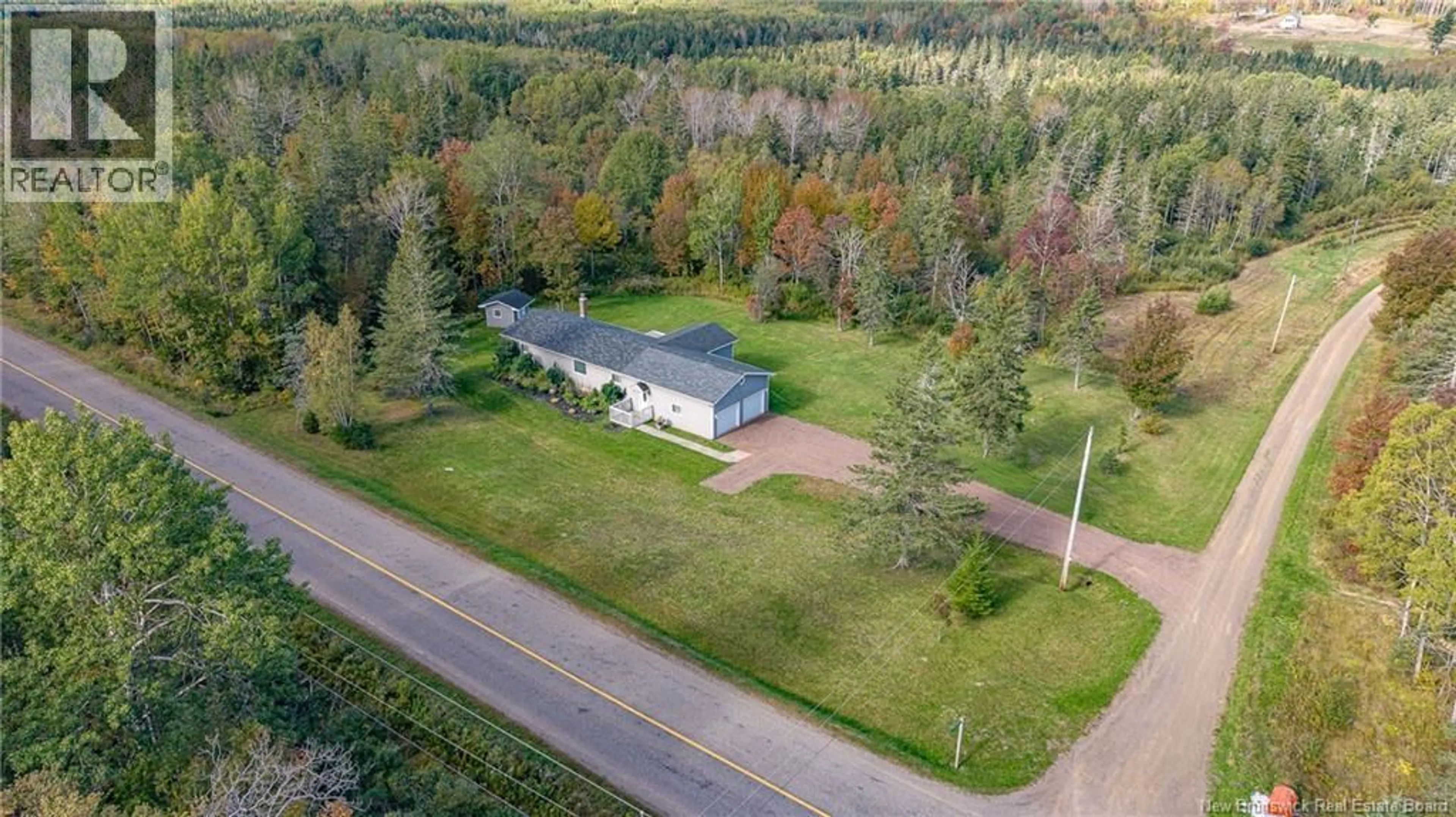 A pic from outside/outdoor area/front of a property/back of a property/a pic from drone, building for 576 DRURYS COVE ROAD, Sussex New Brunswick E4E3L2