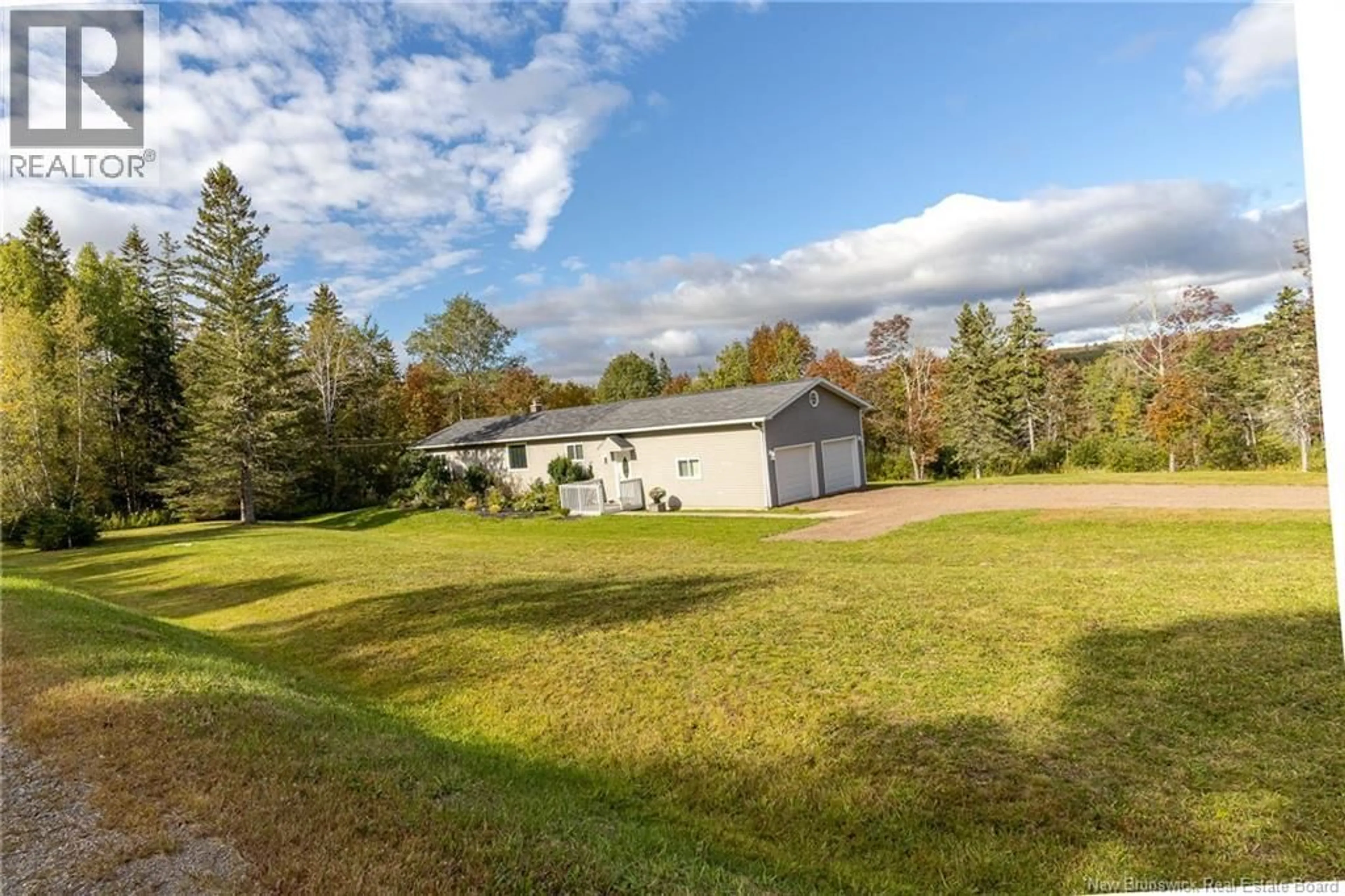 A pic from outside/outdoor area/front of a property/back of a property/a pic from drone, water/lake/river/ocean view for 576 DRURYS COVE ROAD, Sussex New Brunswick E4E3L2