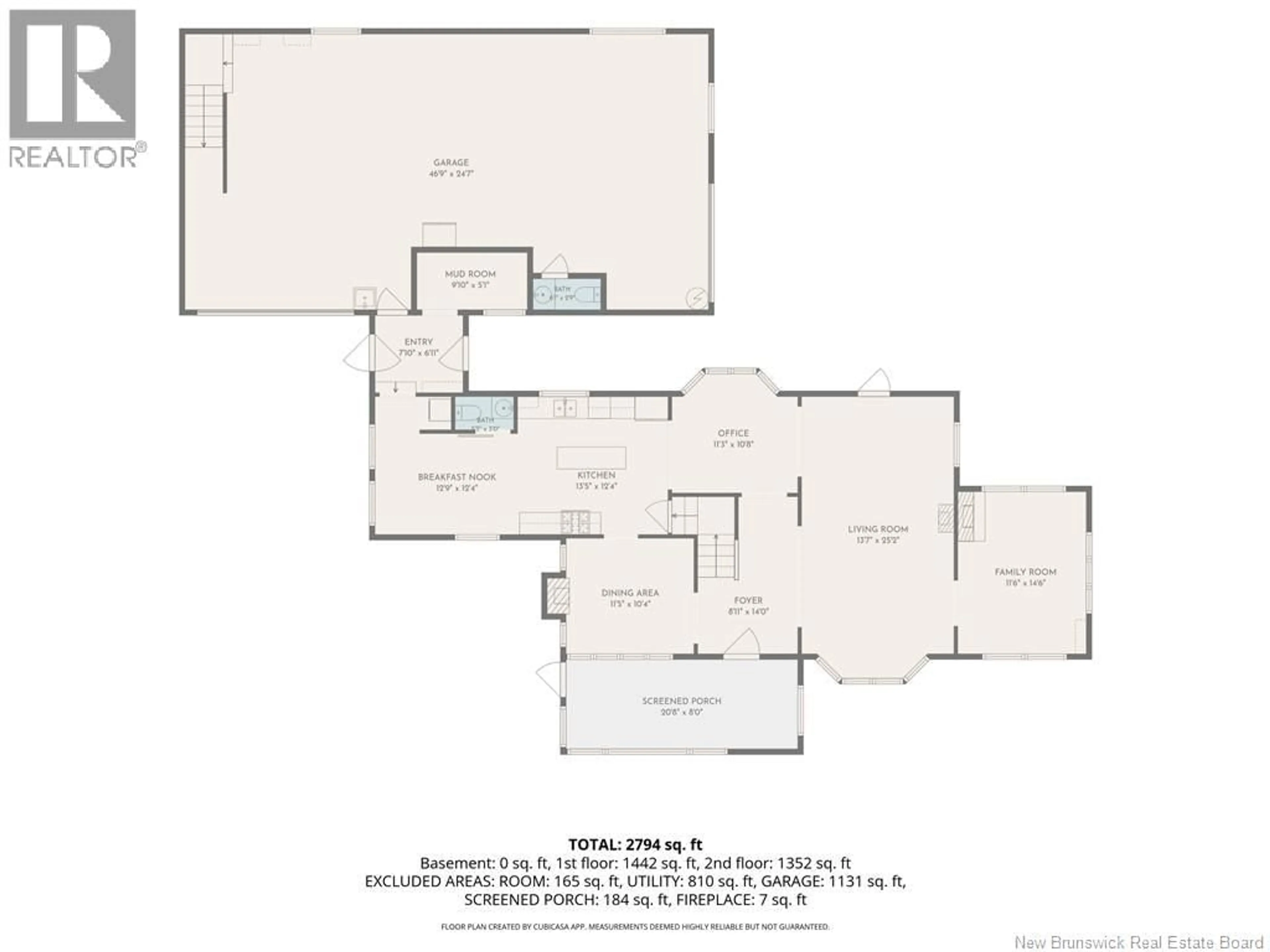 Floor plan for 3509 CAPE ROAD, Dorchester New Brunswick E4K2X2