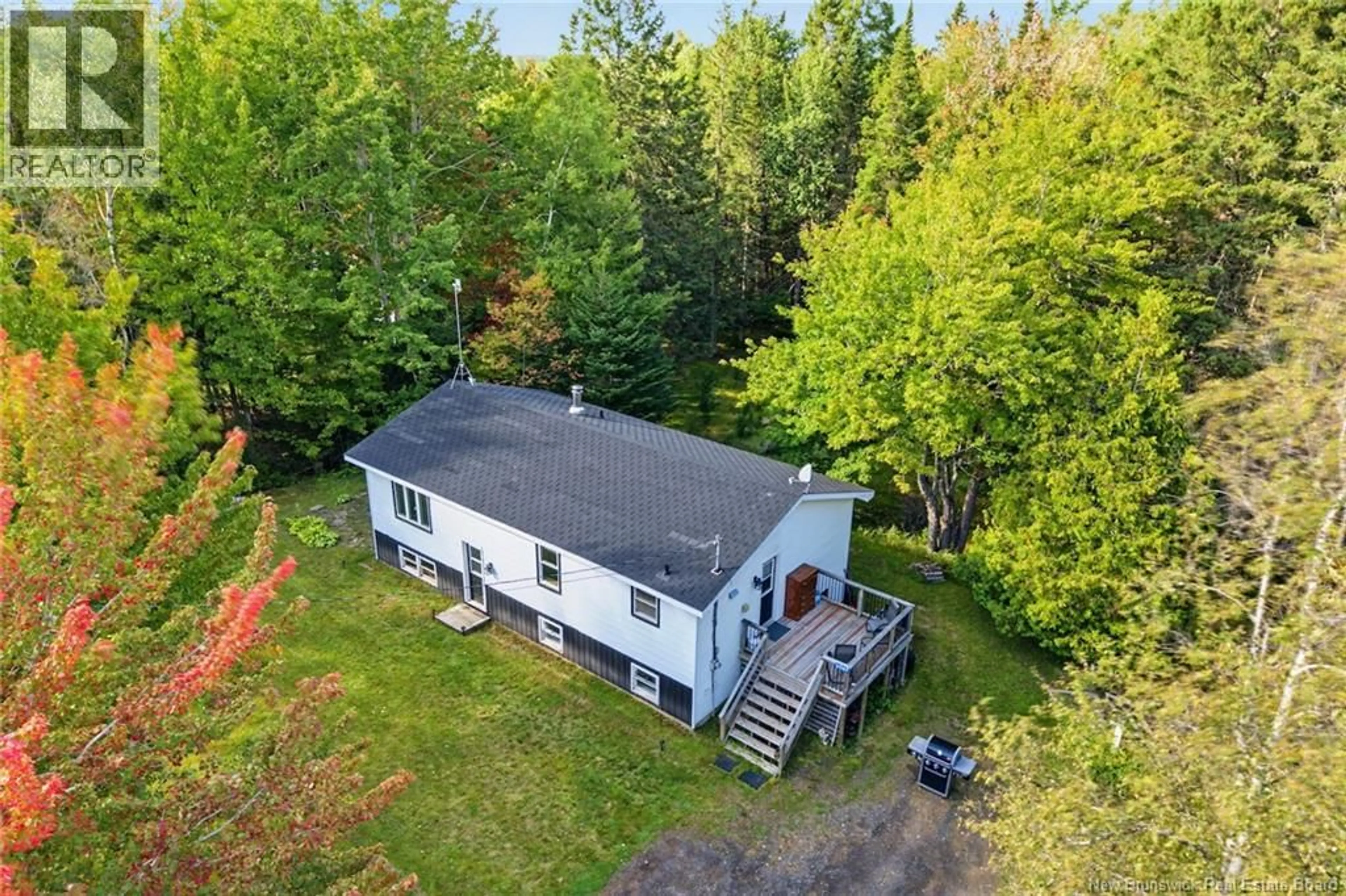 A pic from outside/outdoor area/front of a property/back of a property/a pic from drone, unknown for 6067 ROUTE 10, Upper Salmon Creek New Brunswick E4A1B9