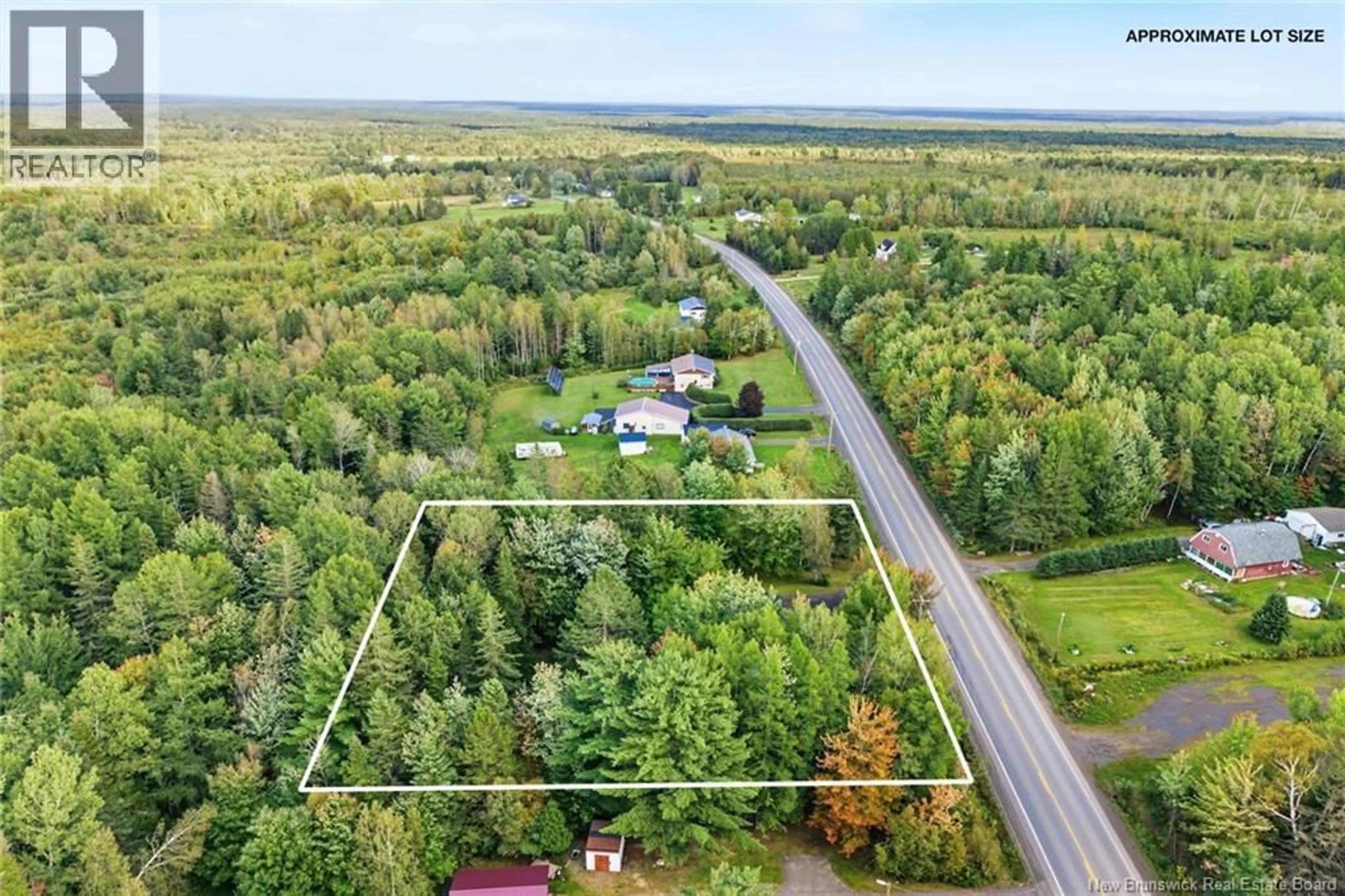 A pic from outside/outdoor area/front of a property/back of a property/a pic from drone, unknown for 6067 ROUTE 10, Upper Salmon Creek New Brunswick E4A1B9