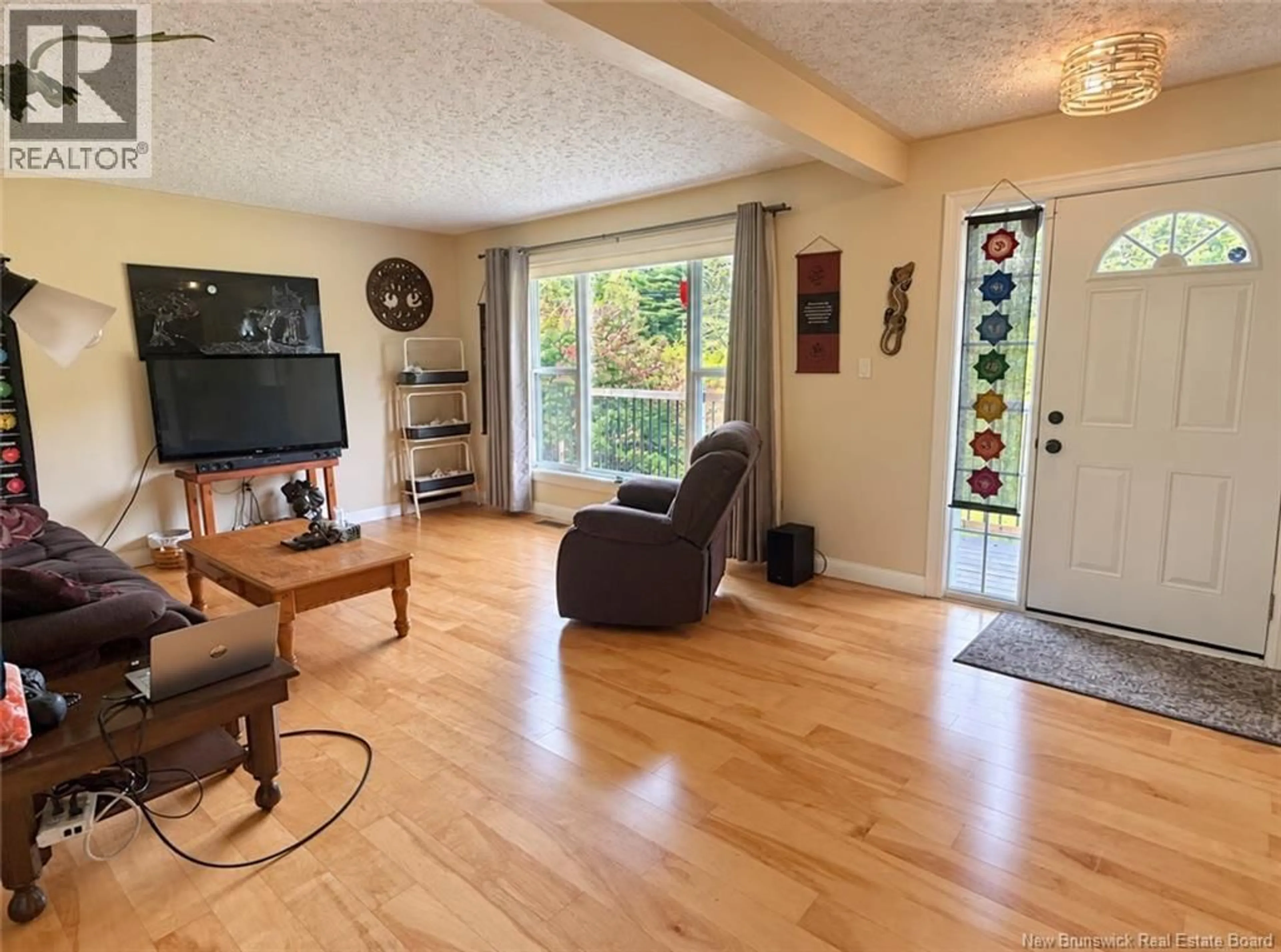 Living room with furniture, wood/laminate floor for 256 LOWER DURHAM ROAD, Durham Bridge New Brunswick E6C1G9