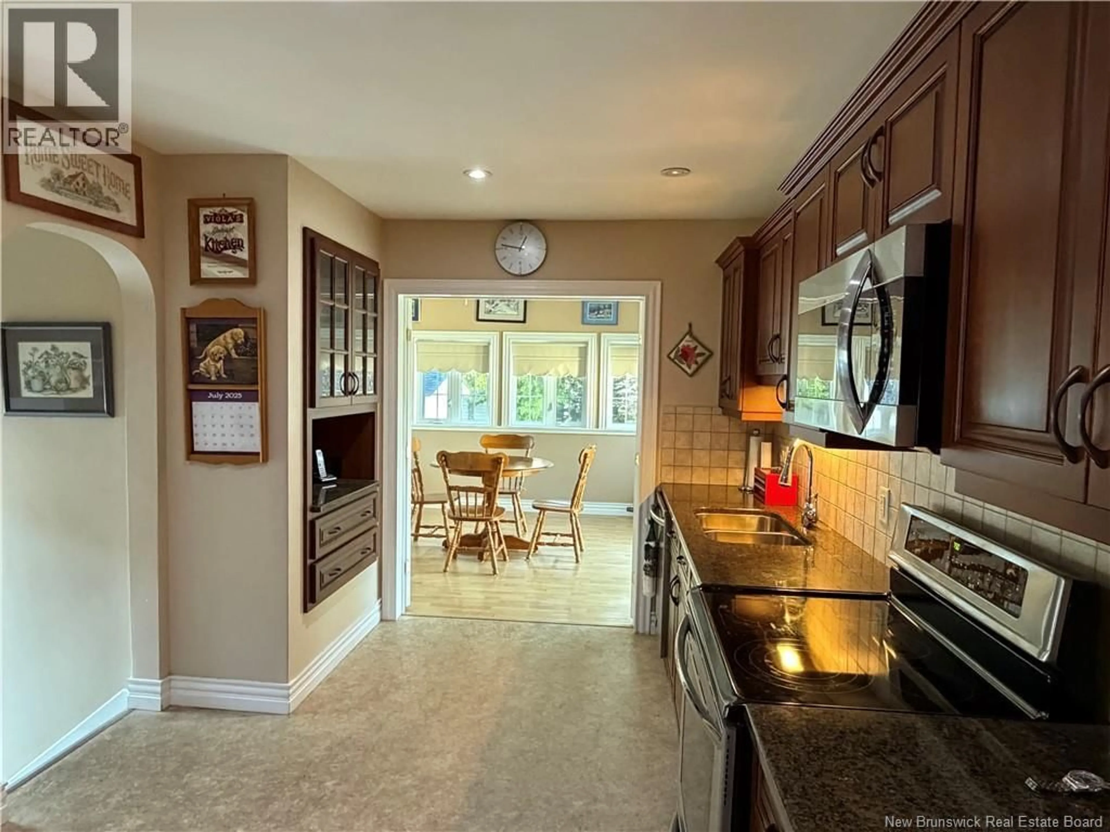 Open concept kitchen, ceramic/tile floor for 36 LINDSAY, Riverview New Brunswick E1B3A1