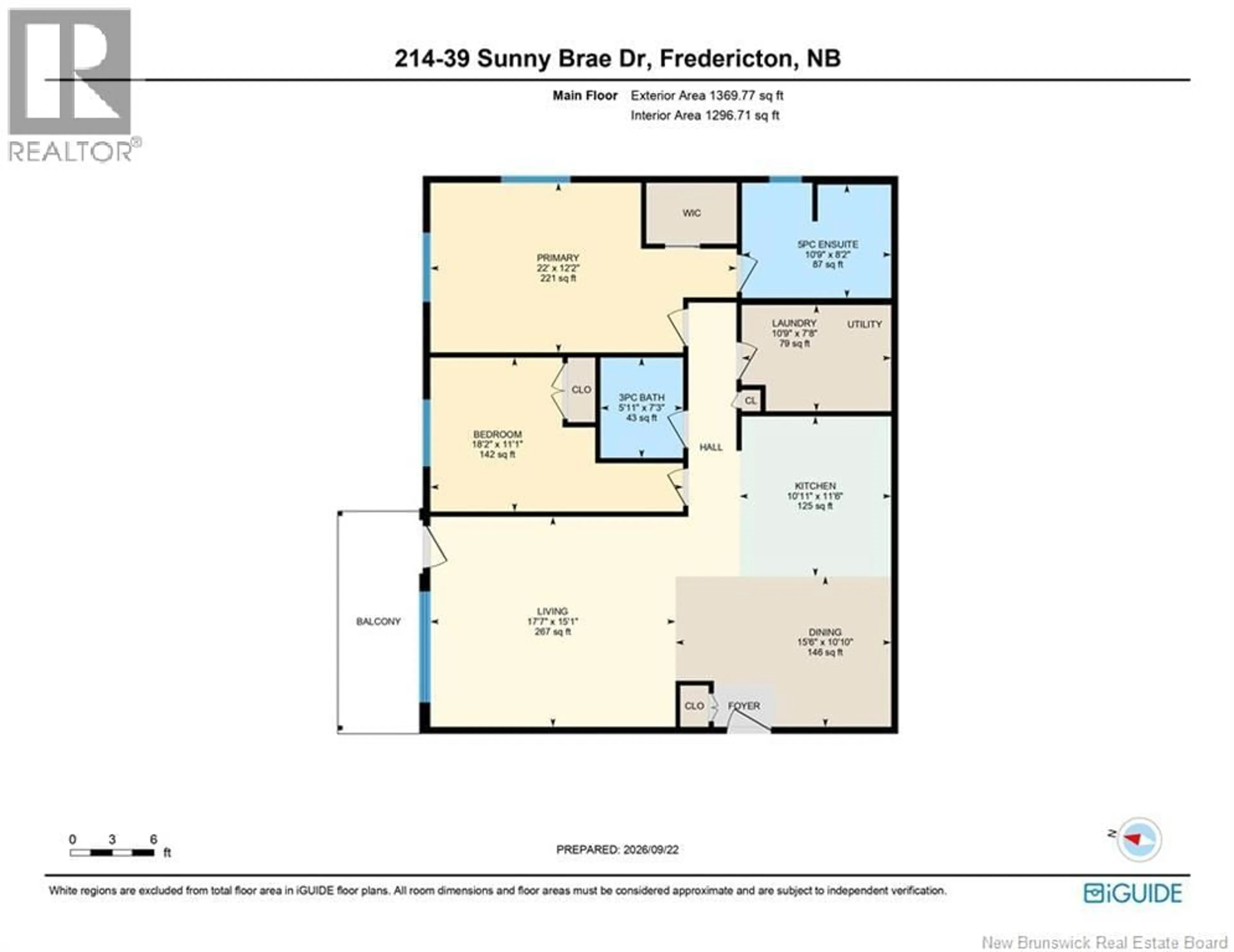 Floor plan for 214 - 39 SUNNY BRAE DRIVE, Fredericton New Brunswick E3A5M2
