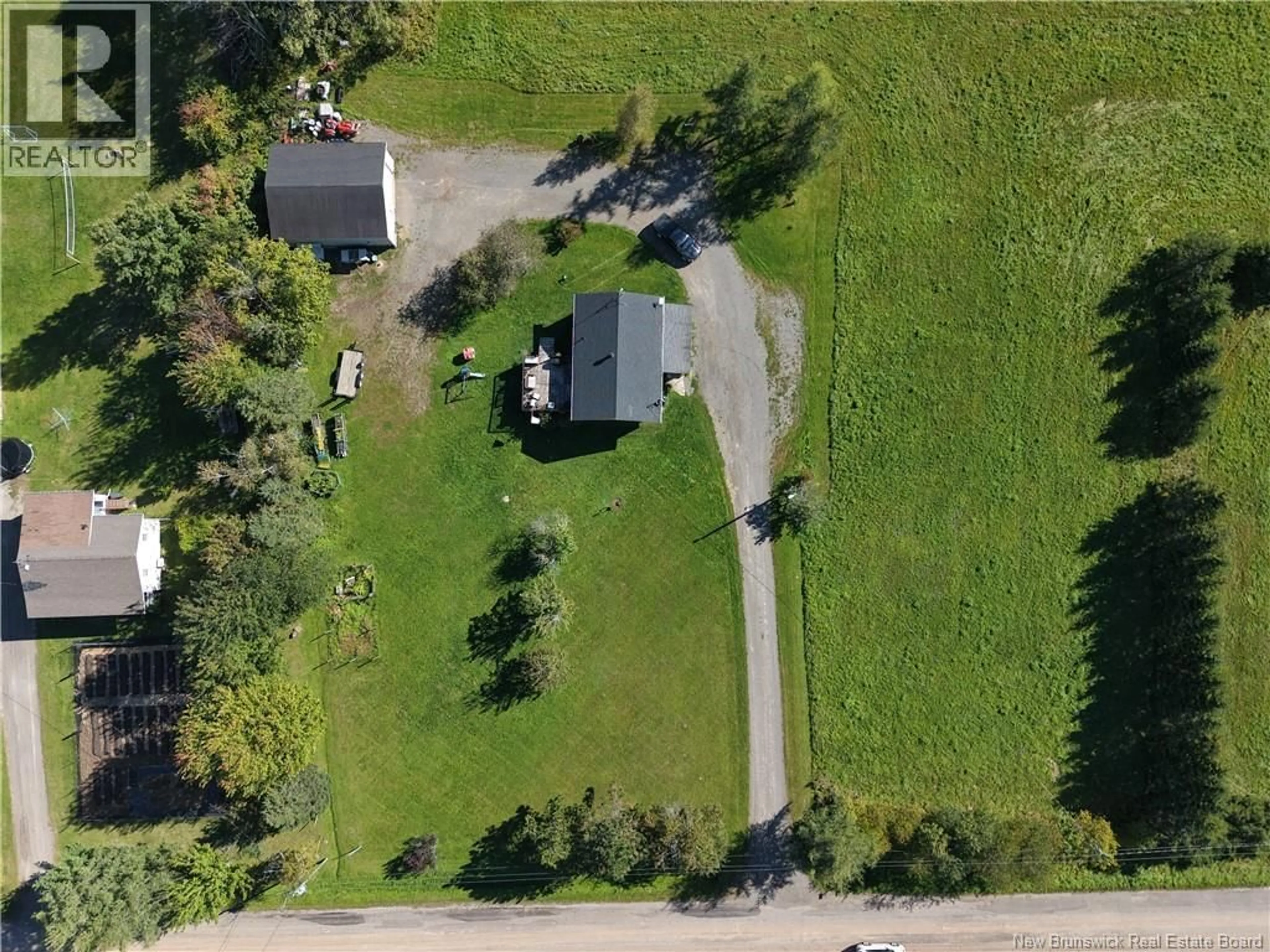 A pic from outside/outdoor area/front of a property/back of a property/a pic from drone, street for 99 LOUNSBURY ROAD, Wheaton Settlement New Brunswick E4Z3T3