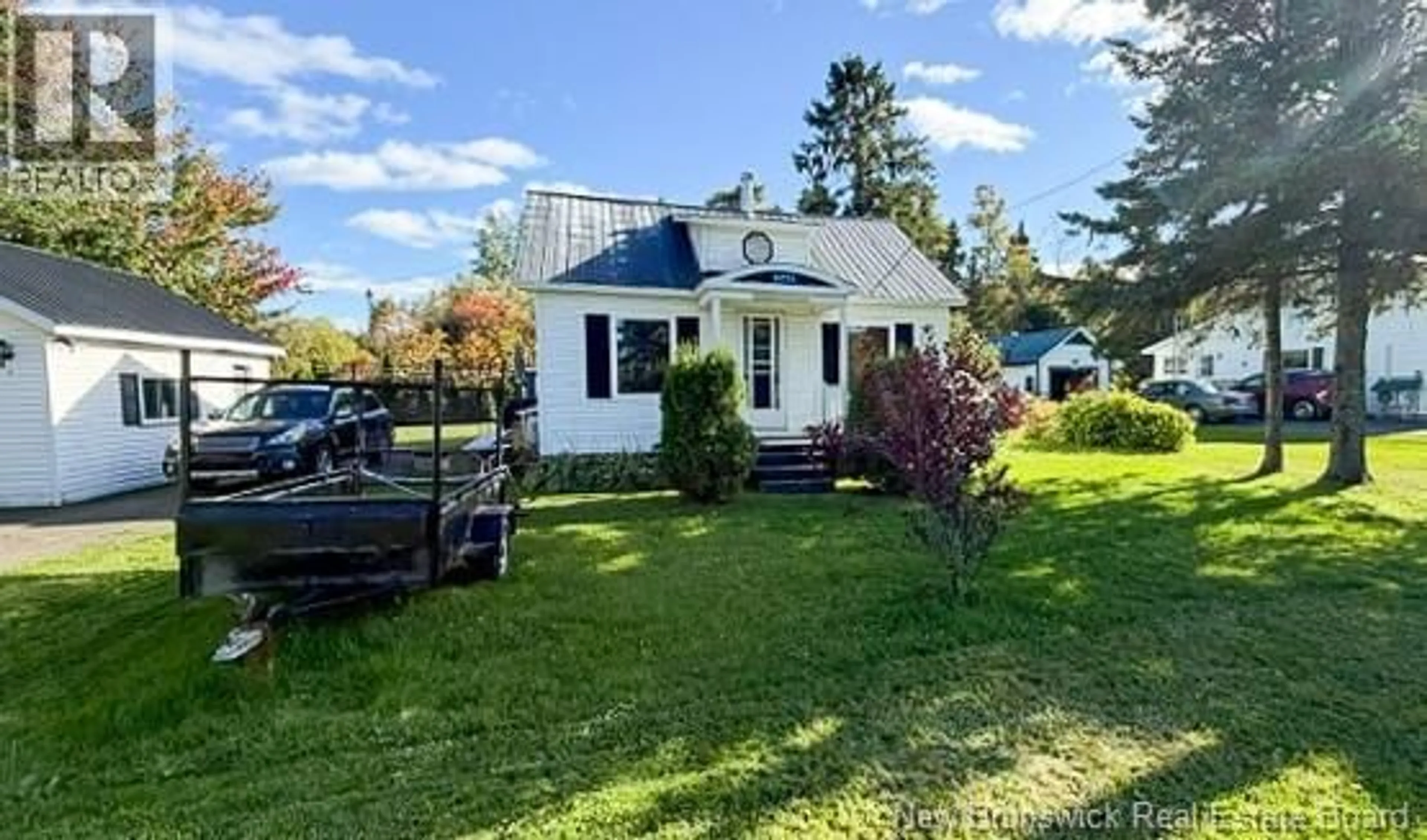 A pic from outside/outdoor area/front of a property/back of a property/a pic from drone, street for 6771 ROUTE 107, Juniper New Brunswick E7L1E7