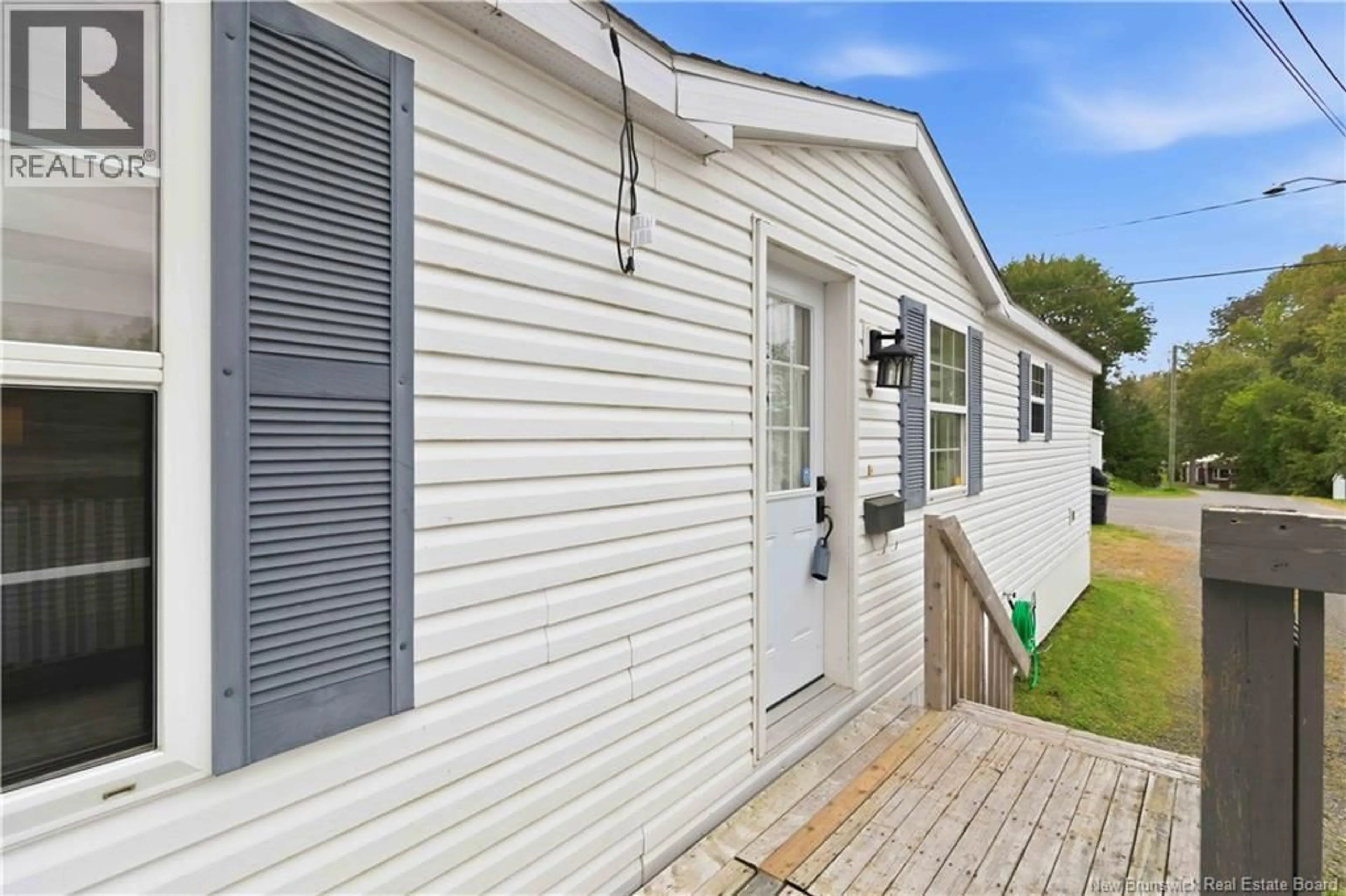 Home with vinyl exterior material, street for 442 OSMOND LANE, Fredericton New Brunswick E3B7L6