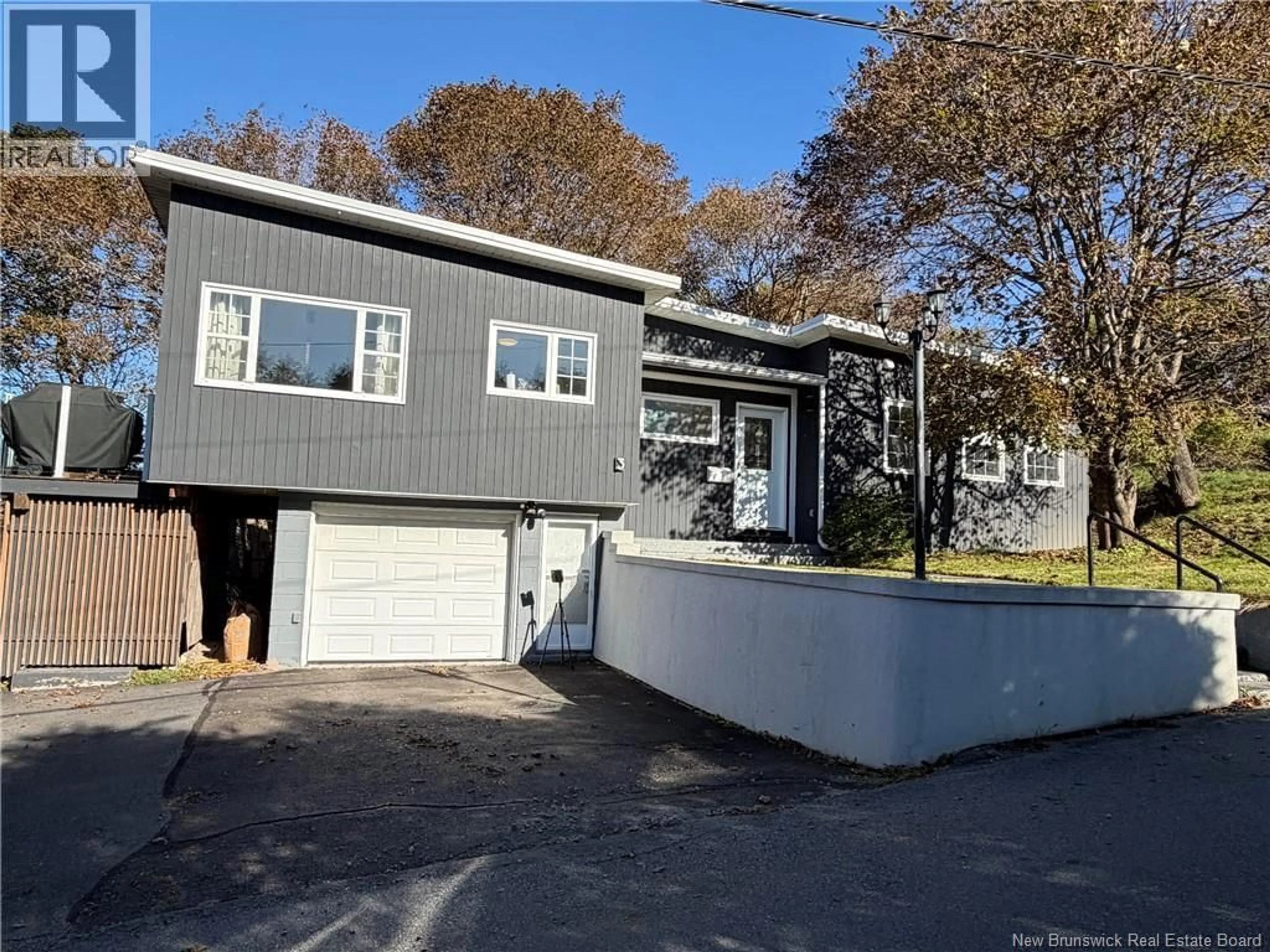 Home with vinyl exterior material, street for 3 CROW'S NEST LANE, Saint John New Brunswick E2K4Z2